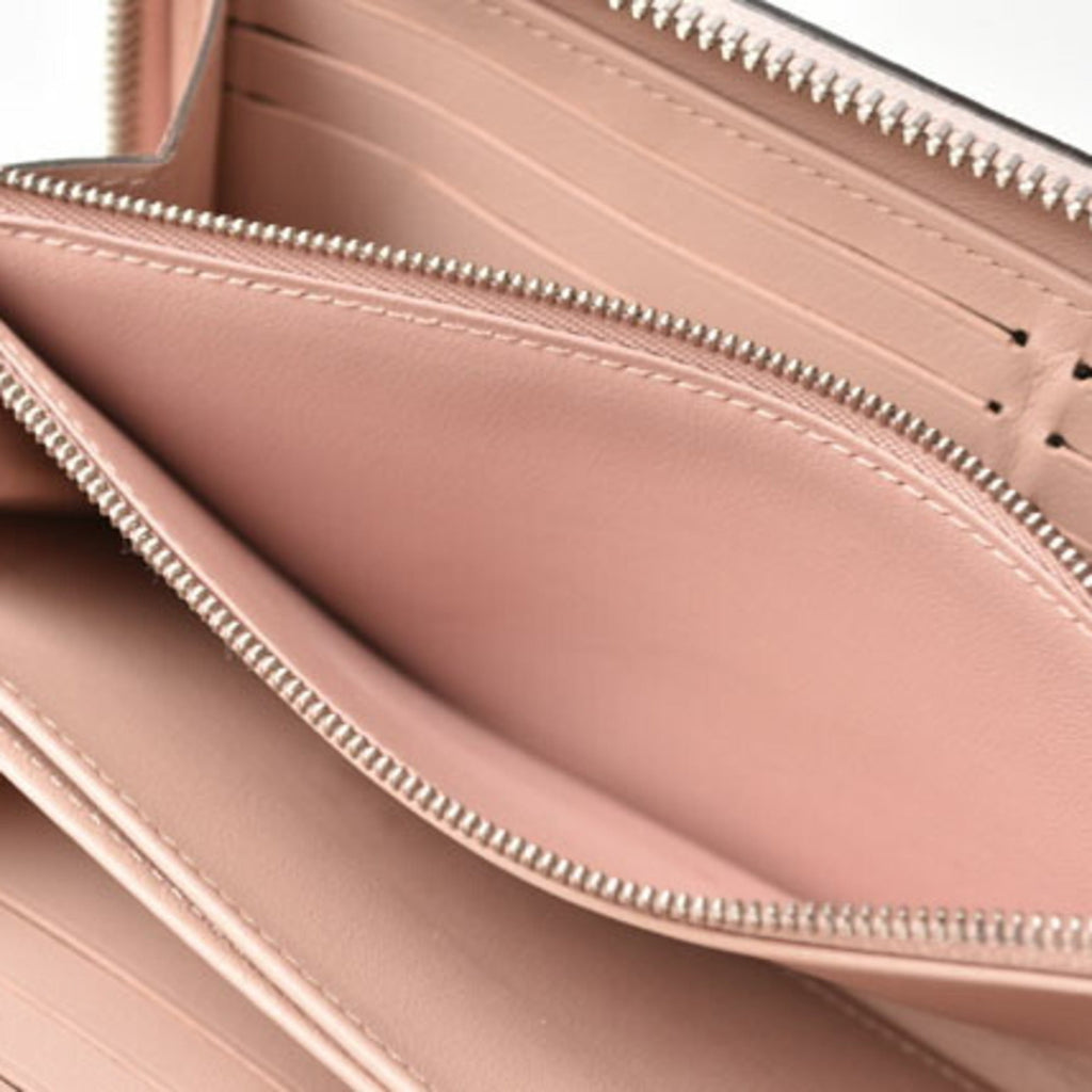 Louis Vuitton Magnolia Pink Leather Long Wallet