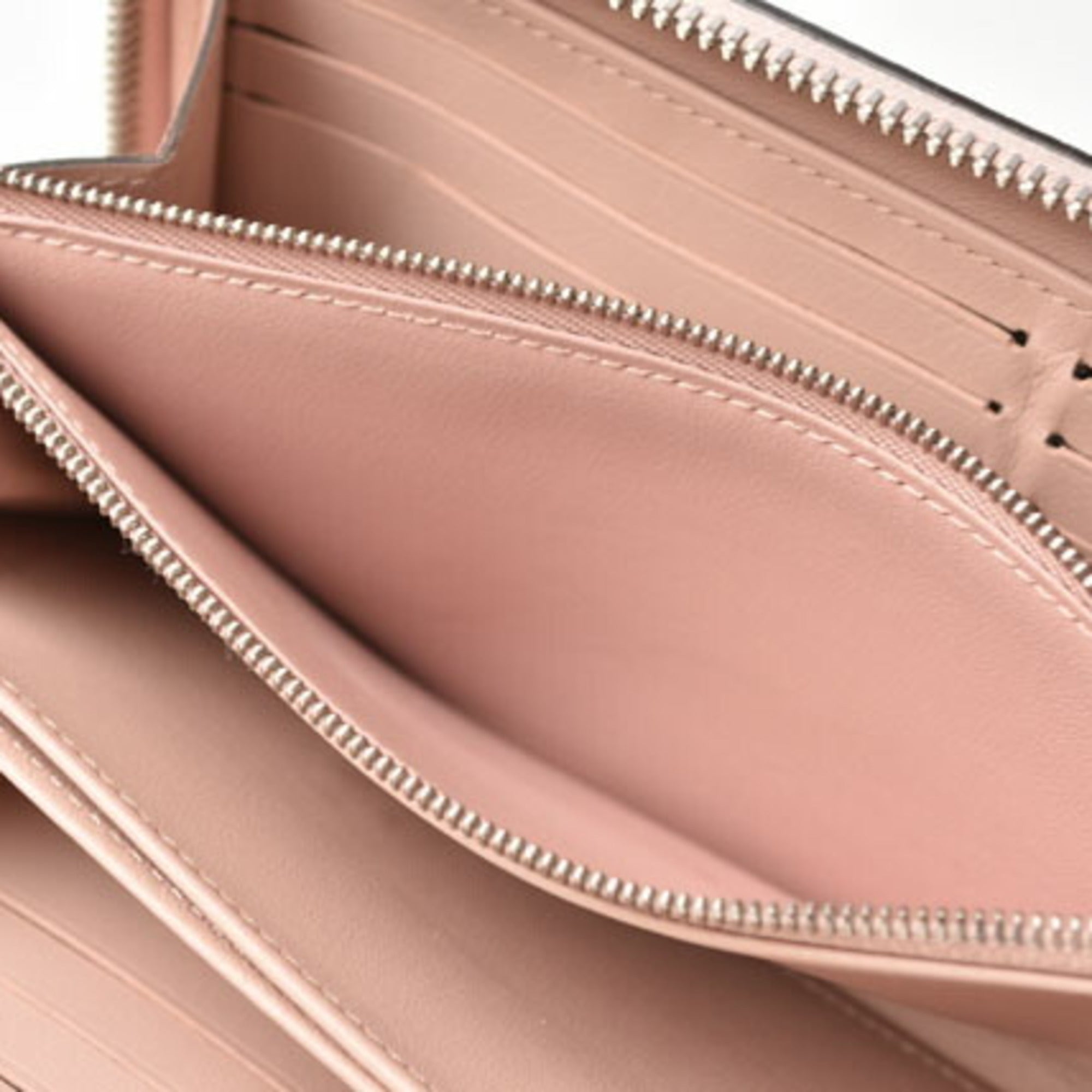 Louis Vuitton Magnolia Pink Leather Long Wallet