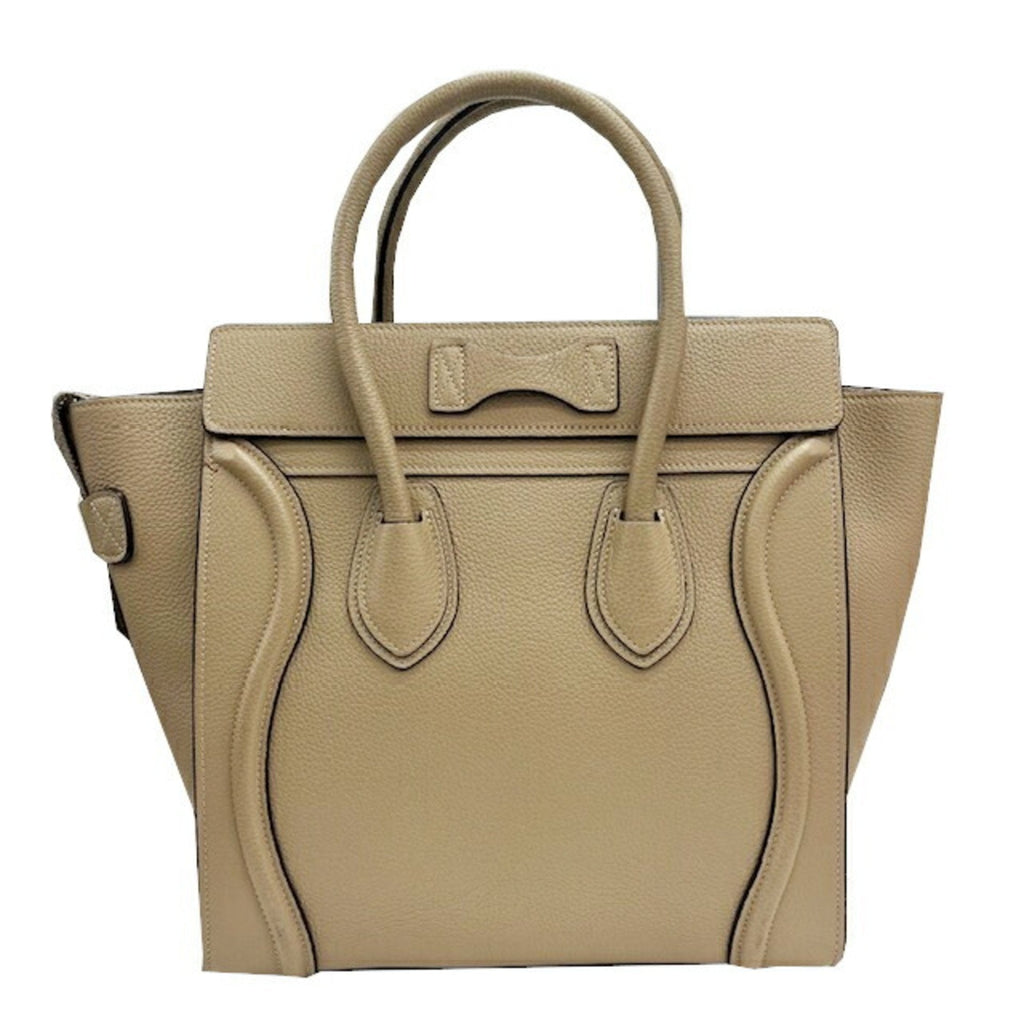 Celine Grayish Leather Handbag Tote Bag
