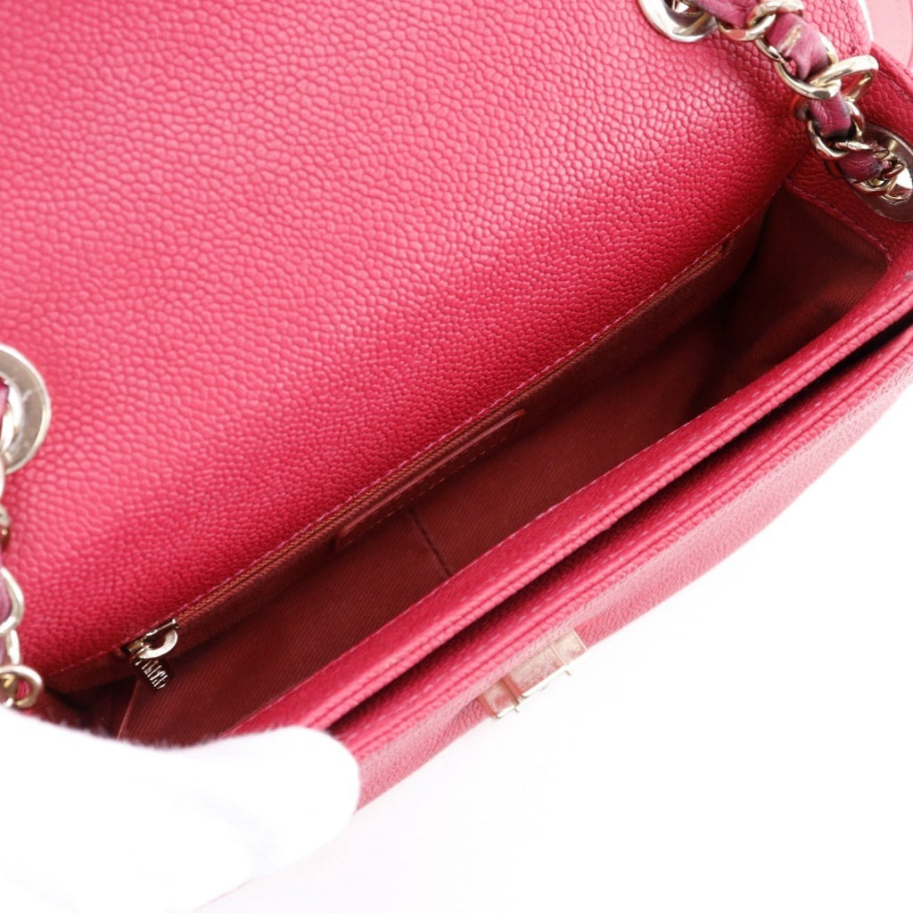 Chanel Pink Caviar Leather Handbag
