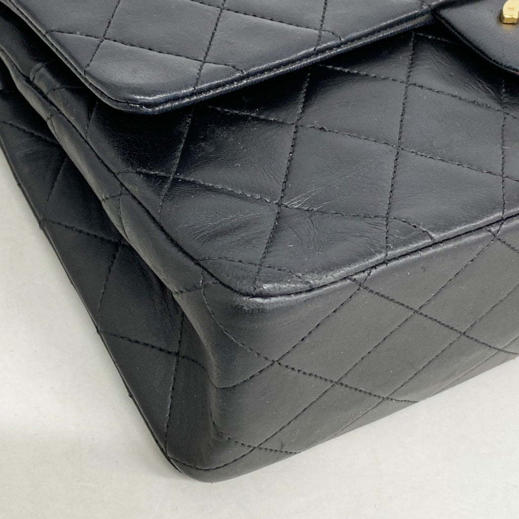 Chanel Black Leather Shoulder Bag