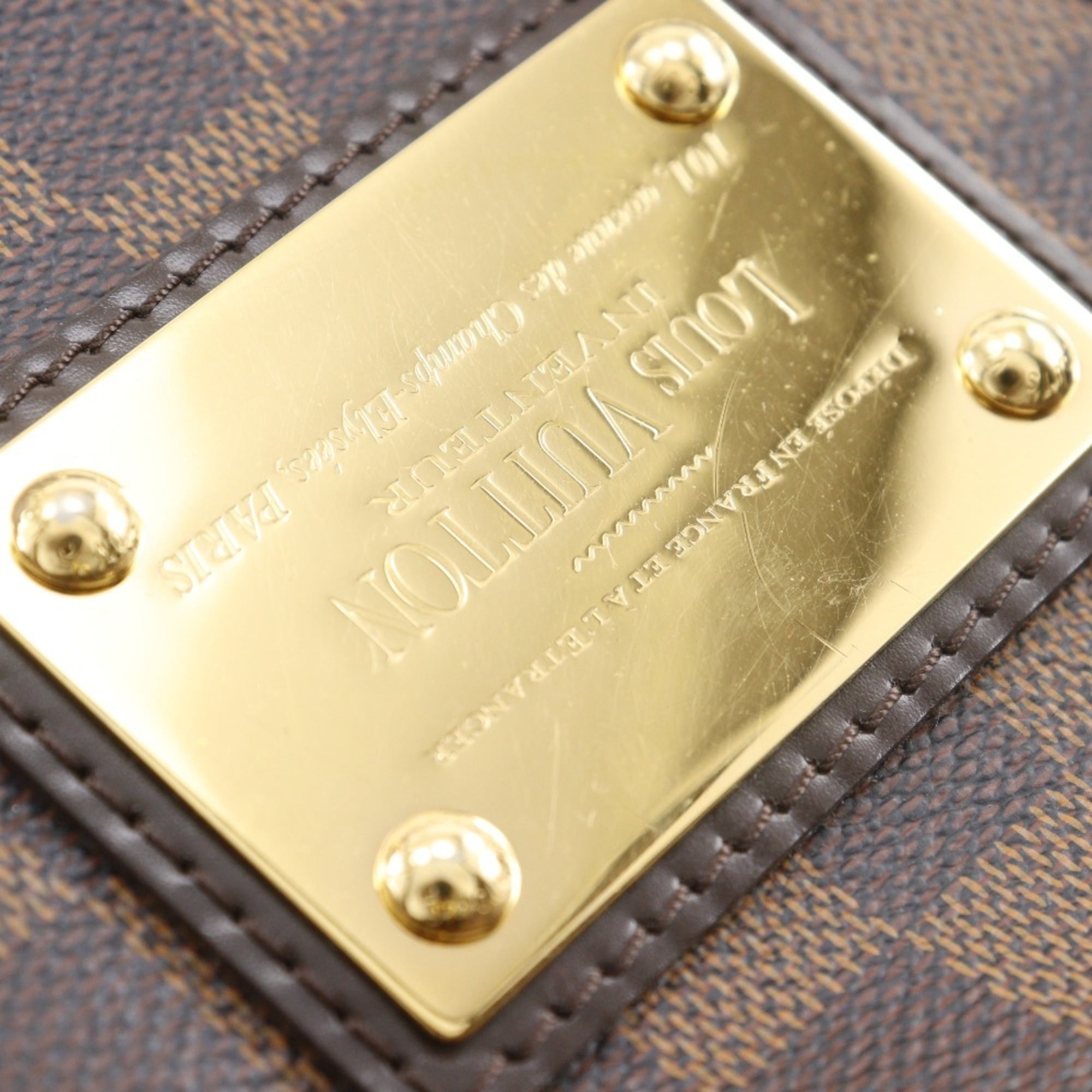 Louis Vuitton Brown Damier Canvas Tote Bag
