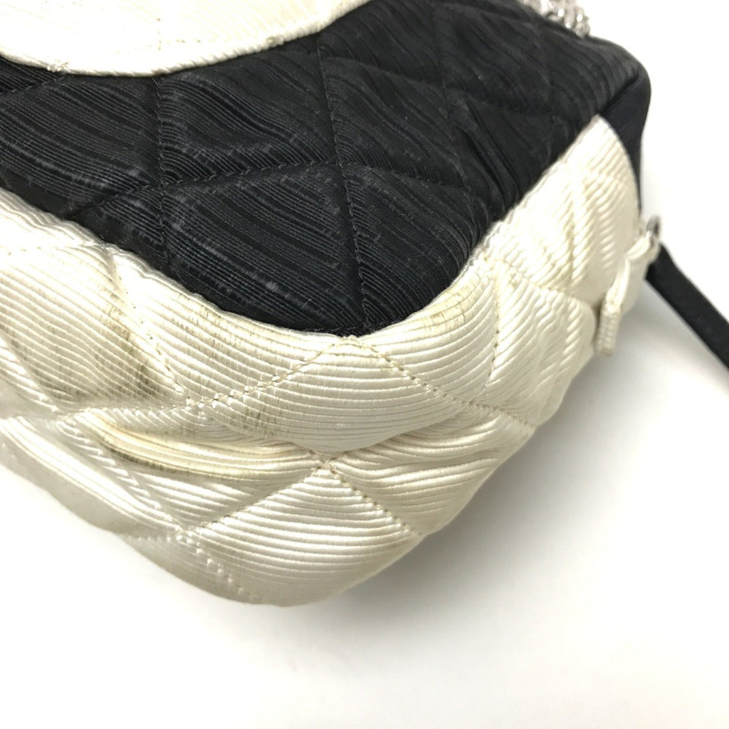 Chanel Black Cloth Shoulder Bag
