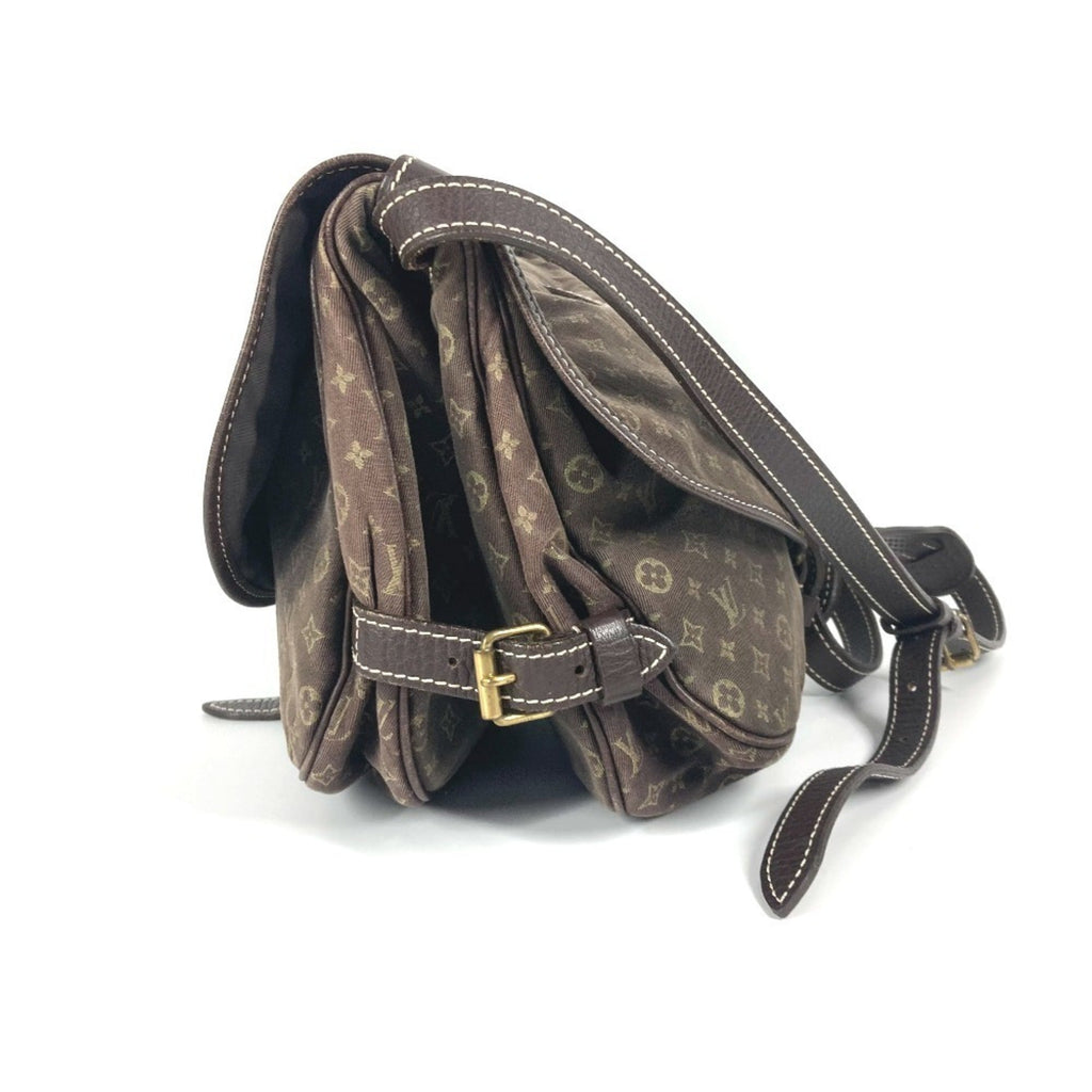 Louis Vuitton Brown Fusain Monogram Mini Lin Shoulder Bag