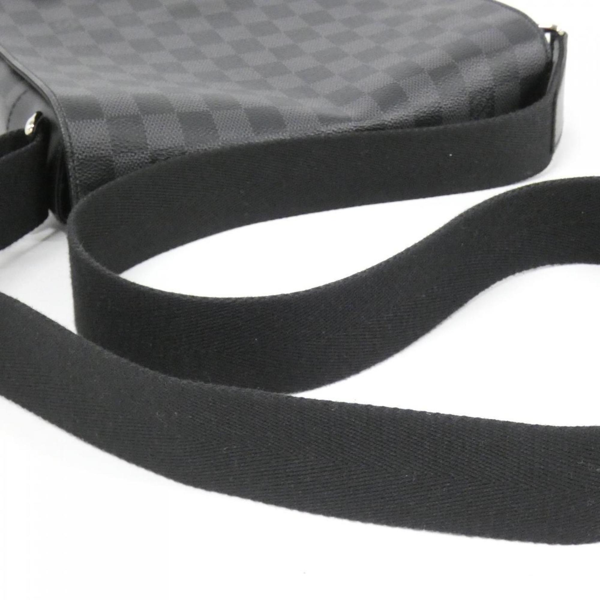 Louis Vuitton Graphite Gray Coated Canvas Shoulder Bag