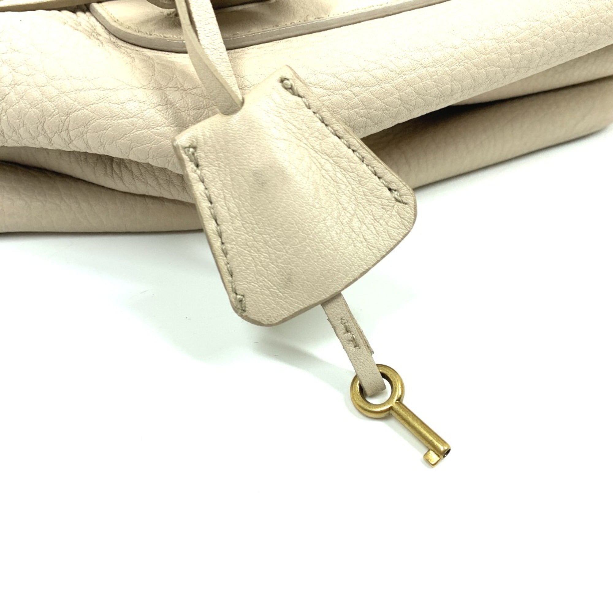 Celine Beige Leather Handbag