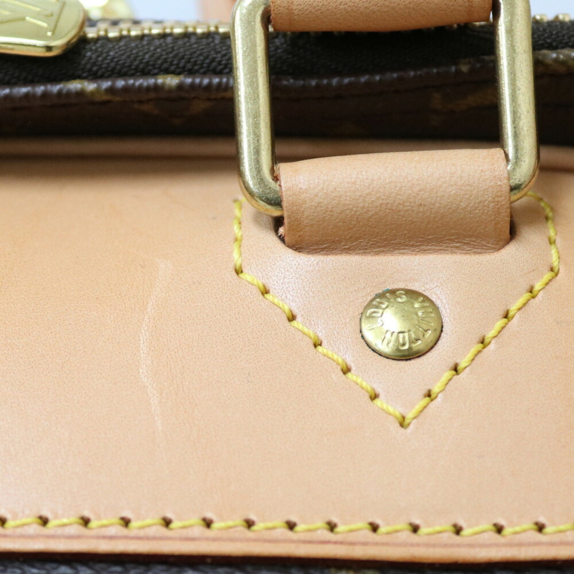 Louis Vuitton Boston Bag Monogram Alize de Poche M41392 Br Women's Men's Canvas