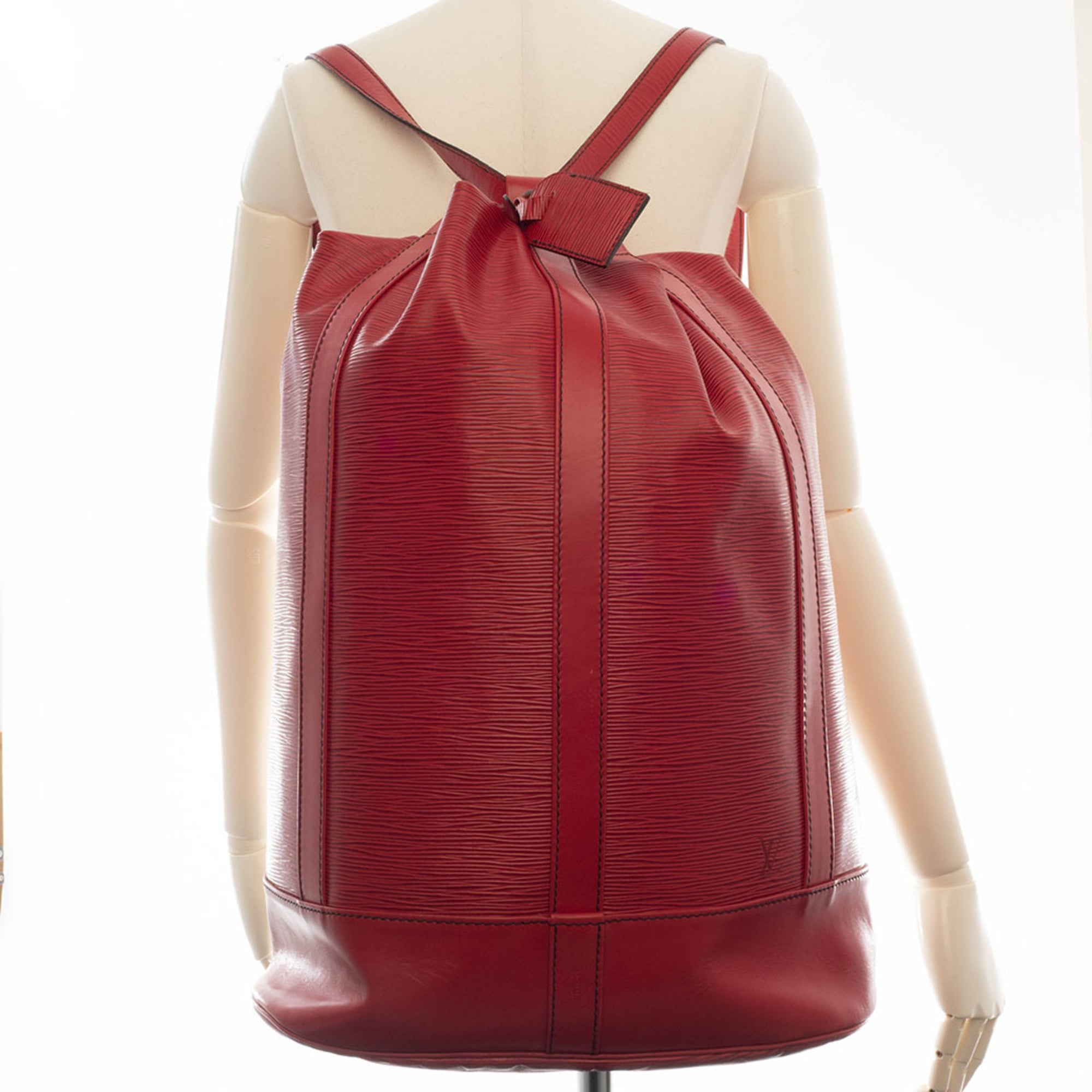Louis Vuitton Castilian Red Epi Leather Backpack