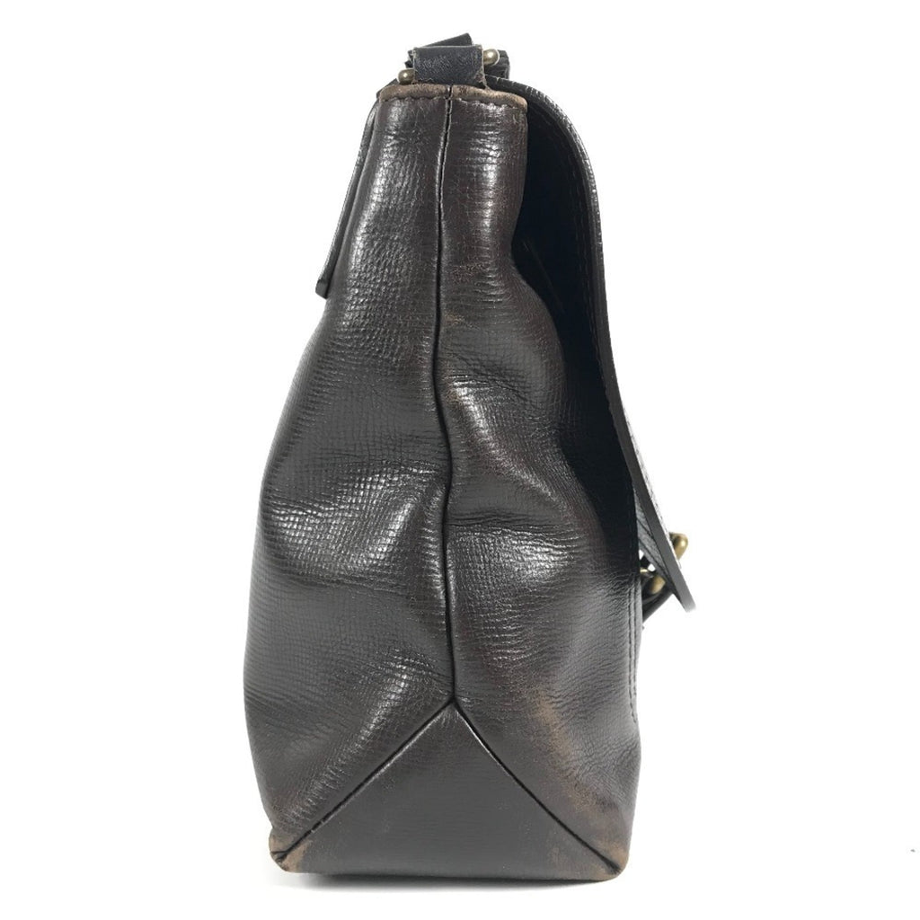 Louis Vuitton Brown Coffee Utah Leather Messenger Bag Shoulder Bag