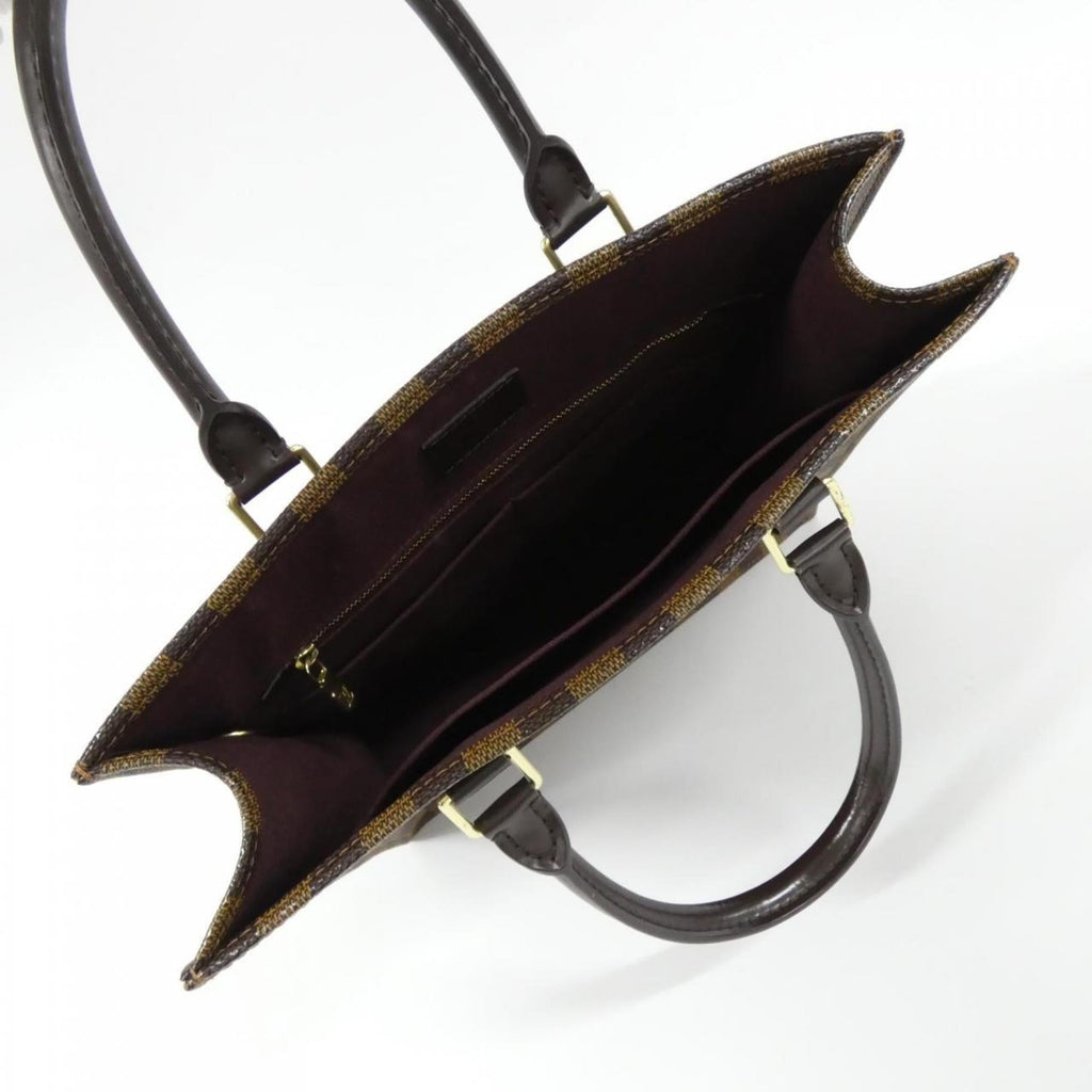 Louis Vuitton Brown Coated Canvas Handbag Tote Bag