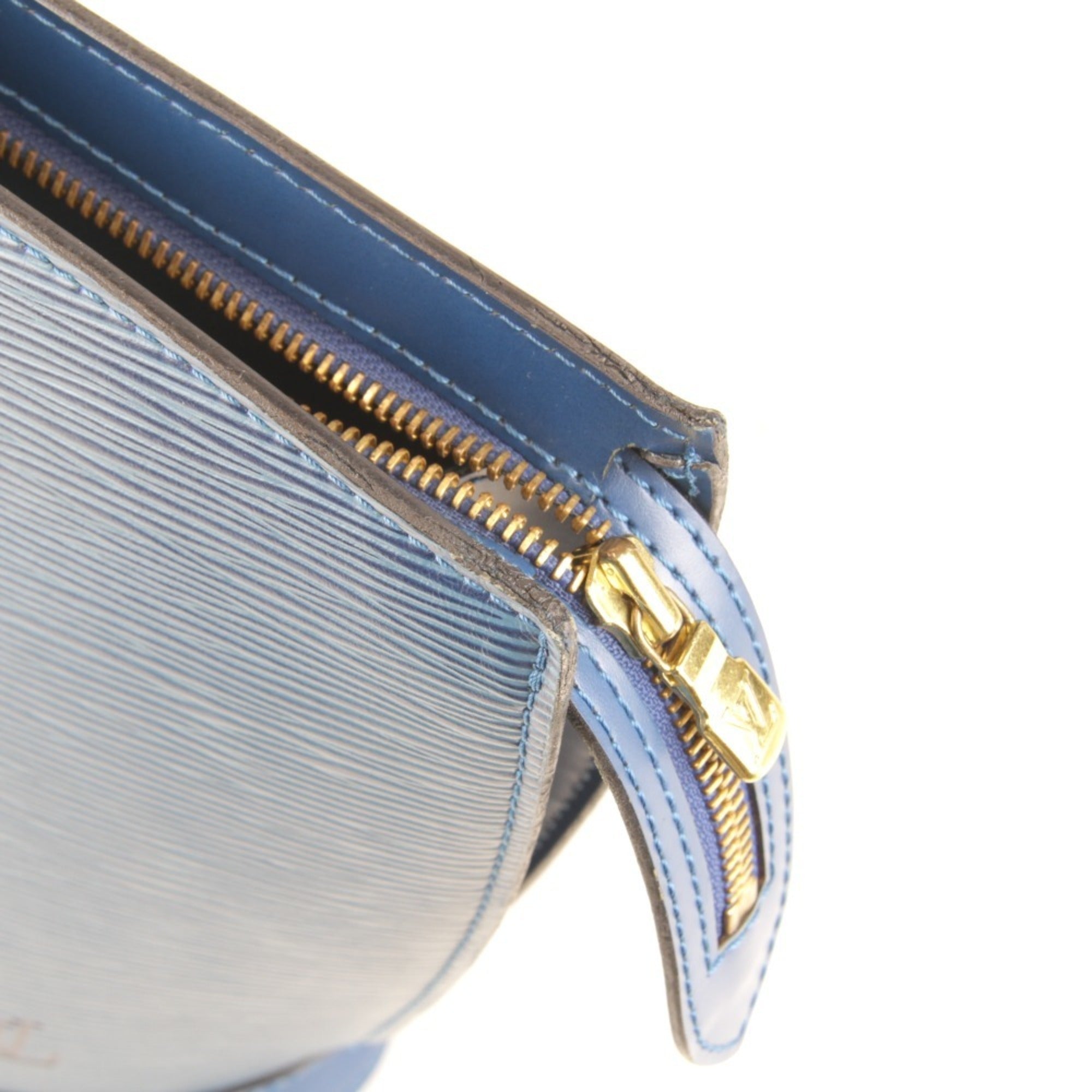 Louis Vuitton Blue Epi Leather Handbag