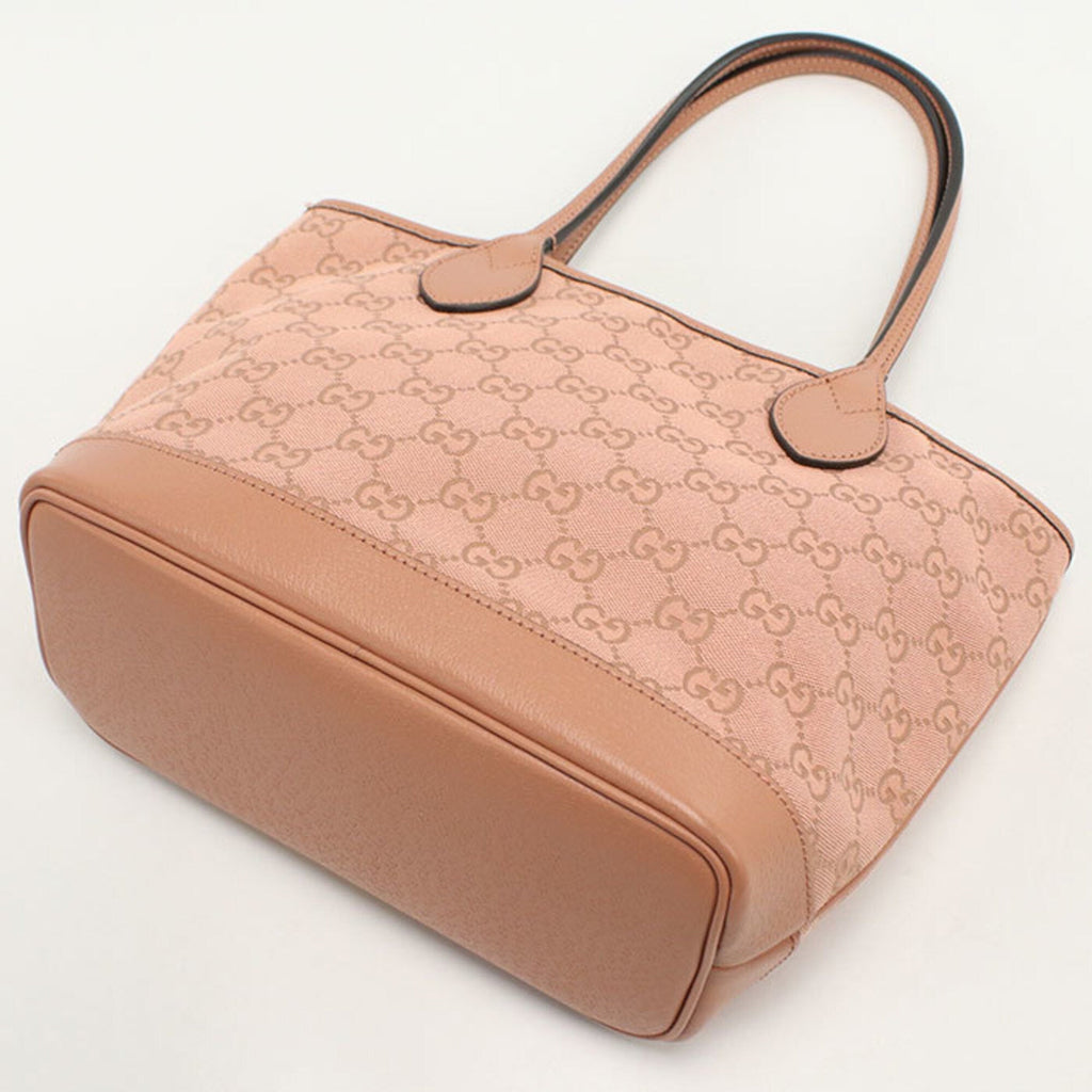 Gucci Pink Gg Canvas Tote Bag (Pre-Owned)
