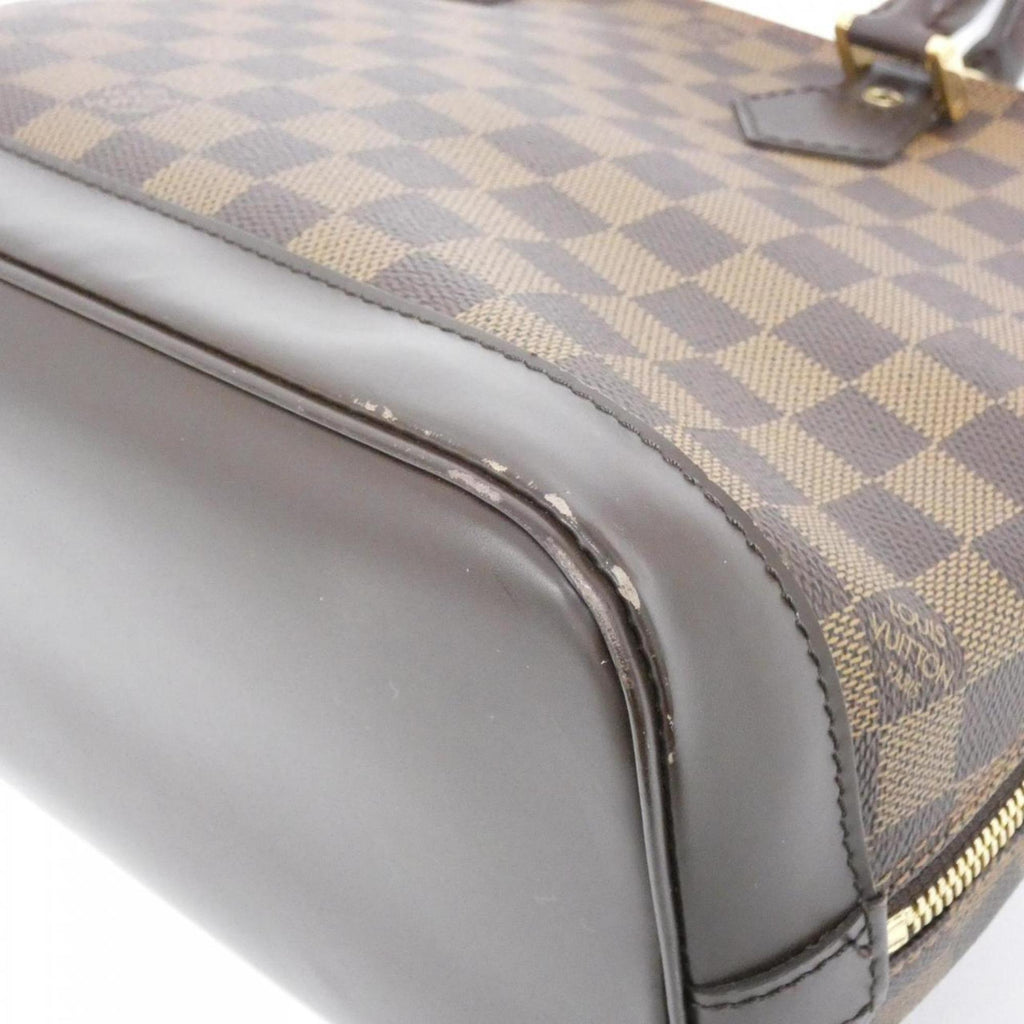 Louis Vuitton Brown Coated Canvas Handbag