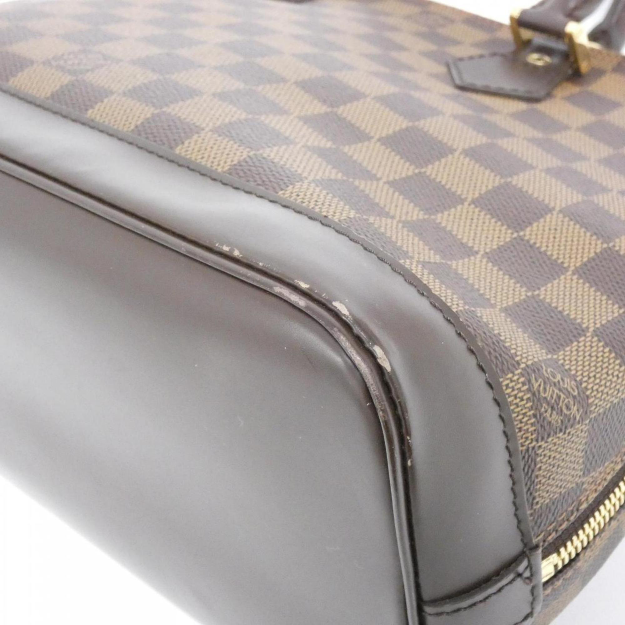 Louis Vuitton Brown Coated Canvas Handbag