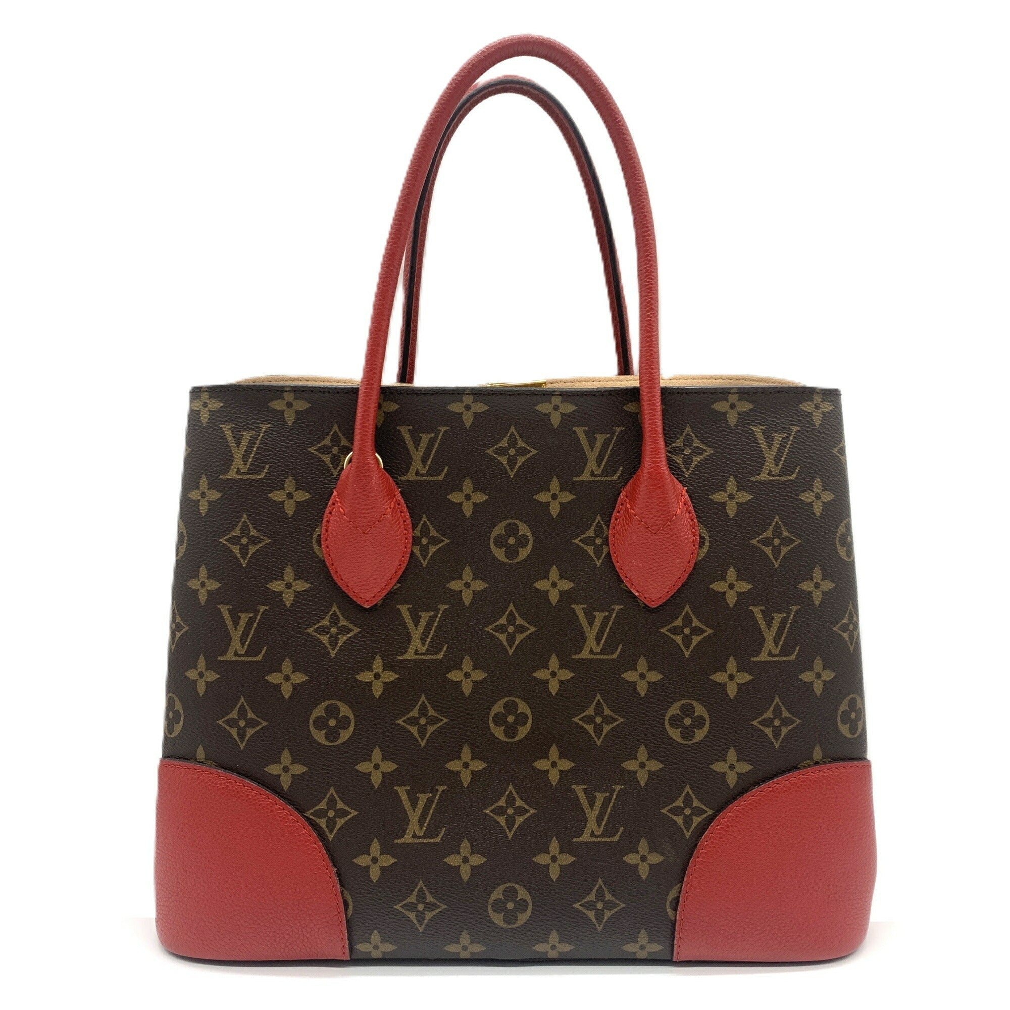 Louis Vuitton Monogram Cerise Red Color Monogram Tote Bag