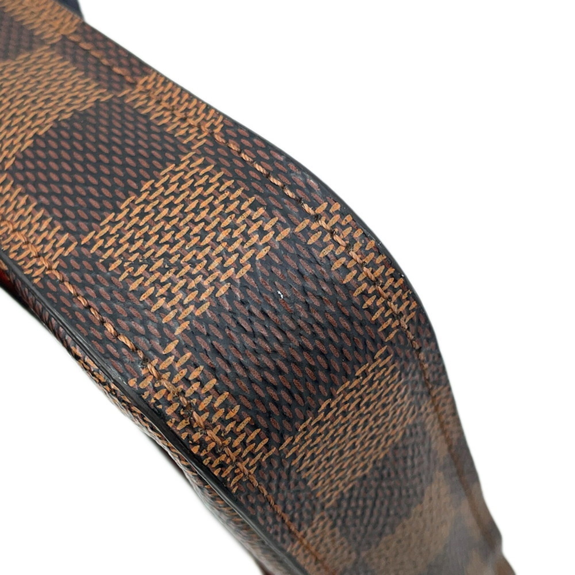 Louis Vuitton Damier Damier Canvas Ebene Red Color Pochette