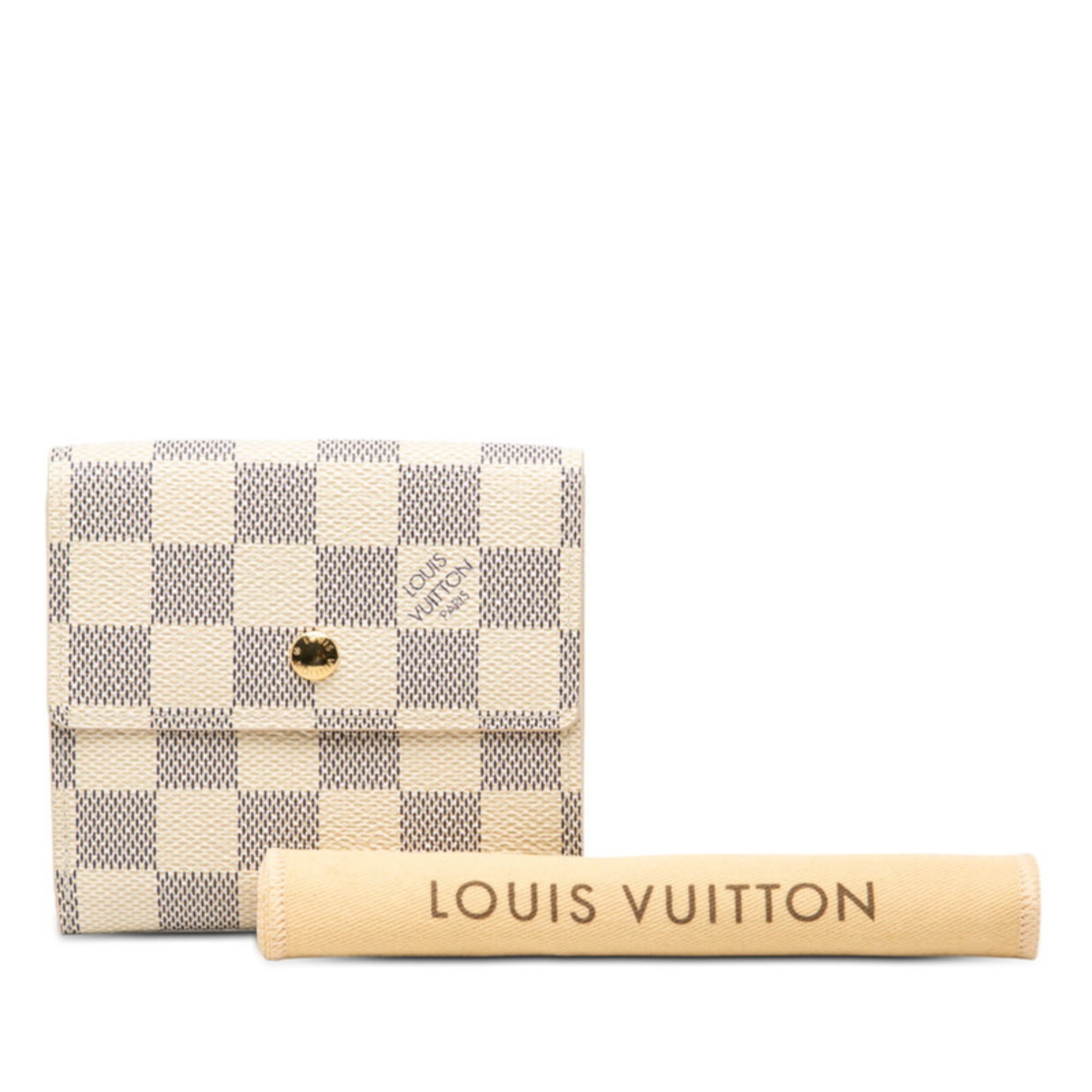 Louis Vuitton White Pvc Leather Wallet