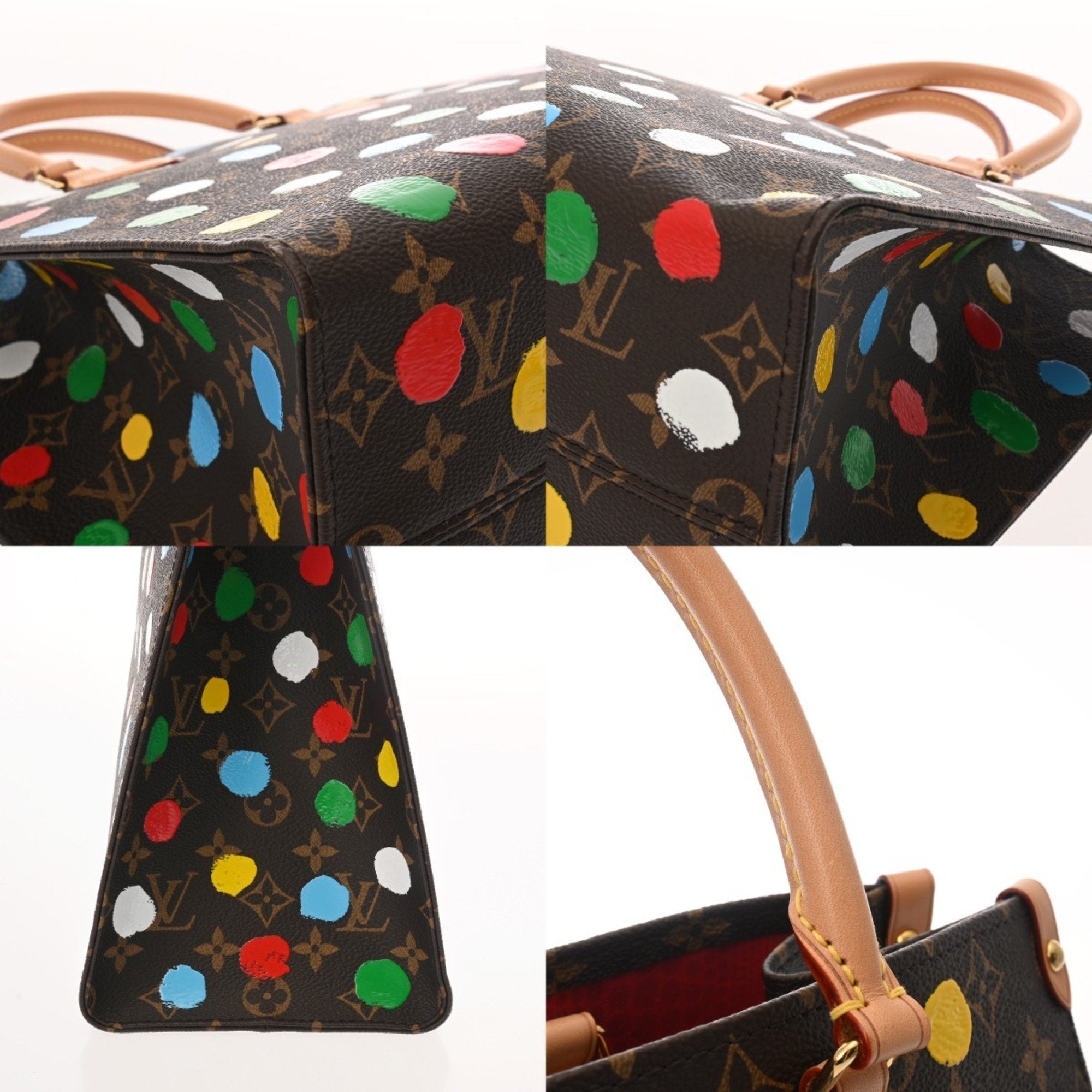 Louis Vuitton Brown Multi-Color Monogram Canvas Handbag