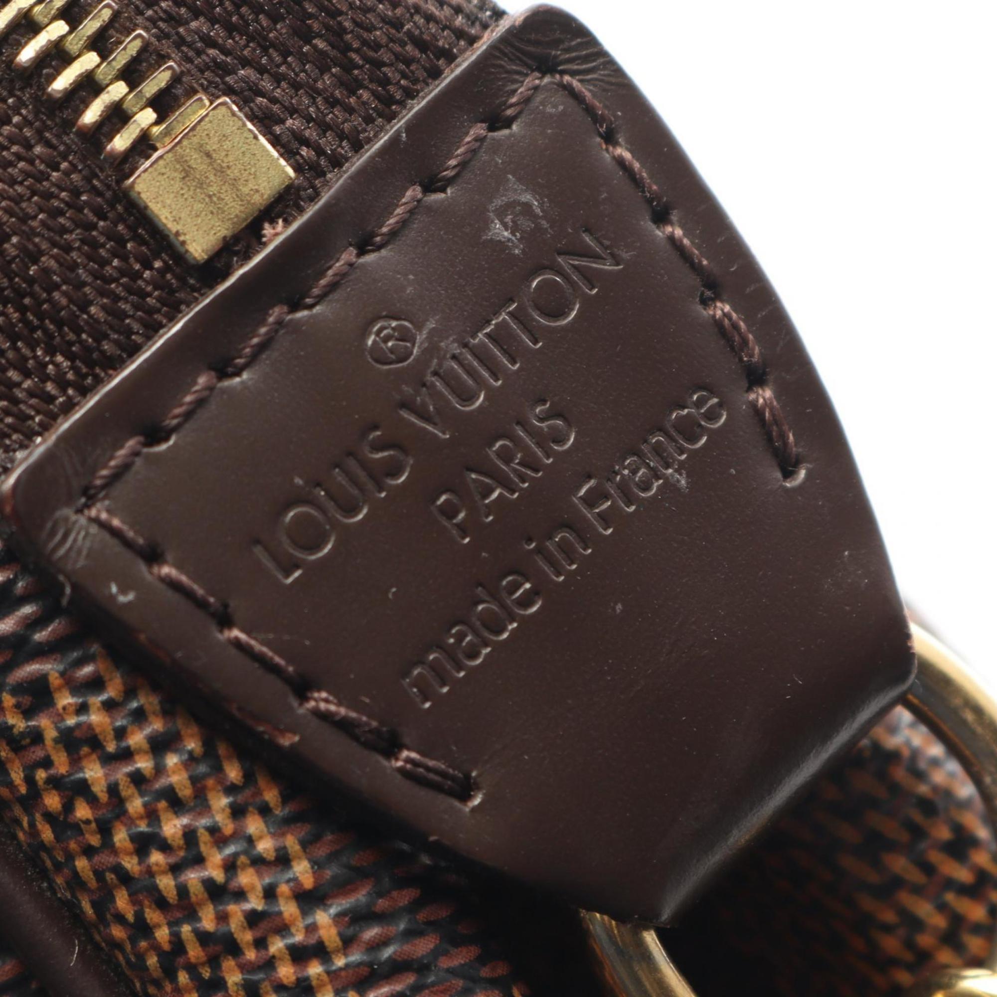 Louis Vuitton Brown Ebene Coated Canvas Leather Handbag