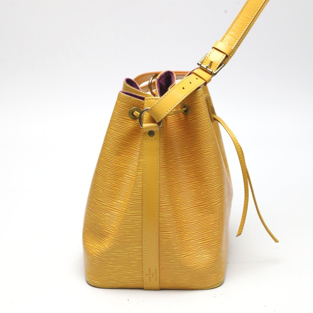 Louis Vuitton Yellow Epi Leather Shoulder Bag