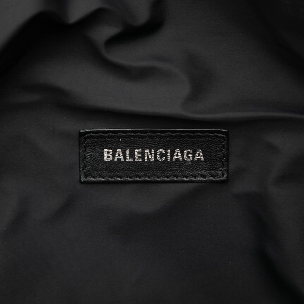 Balenciaga Black Polyester Polyamide Basket Sling
