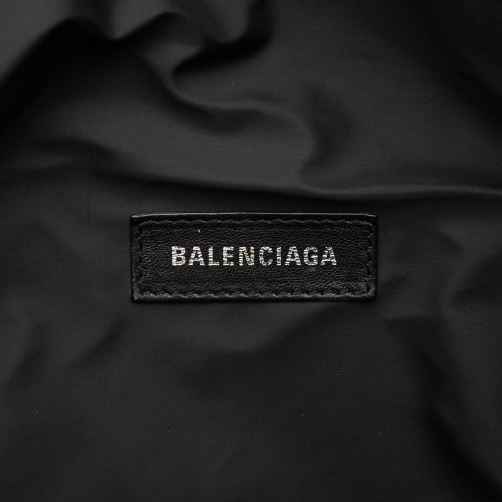 Balenciaga Black Polyester Polyamide Basket Sling