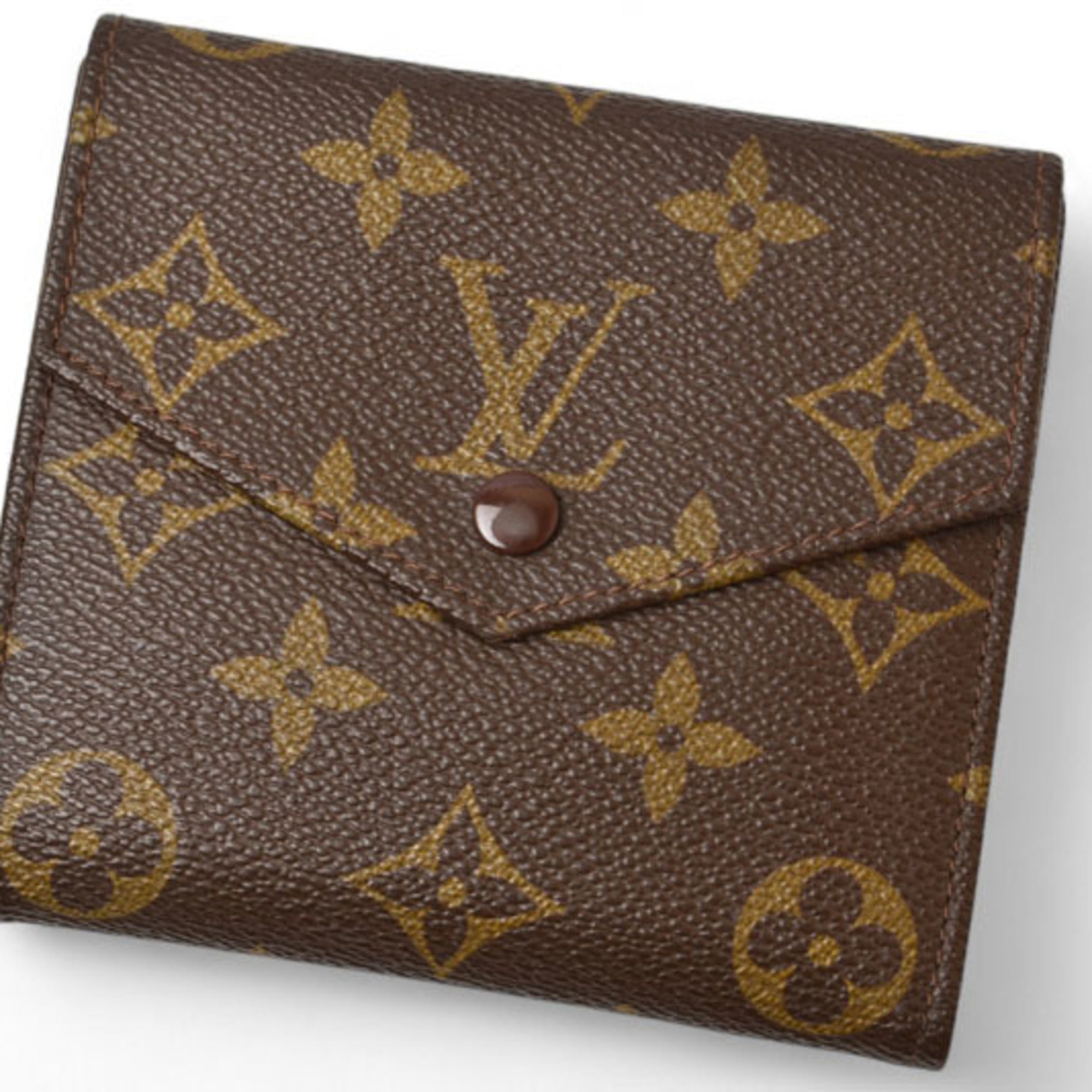 Louis Vuitton Brown Coated Canvas Wallet