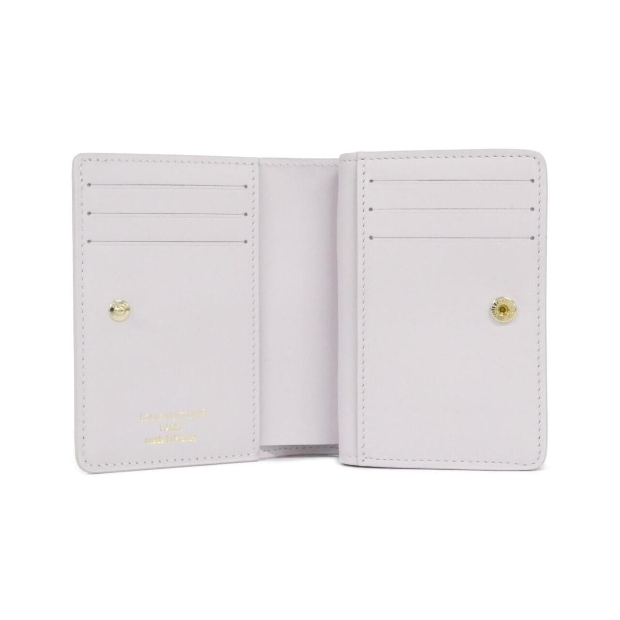 Louis Vuitton Purple Leather Wallet