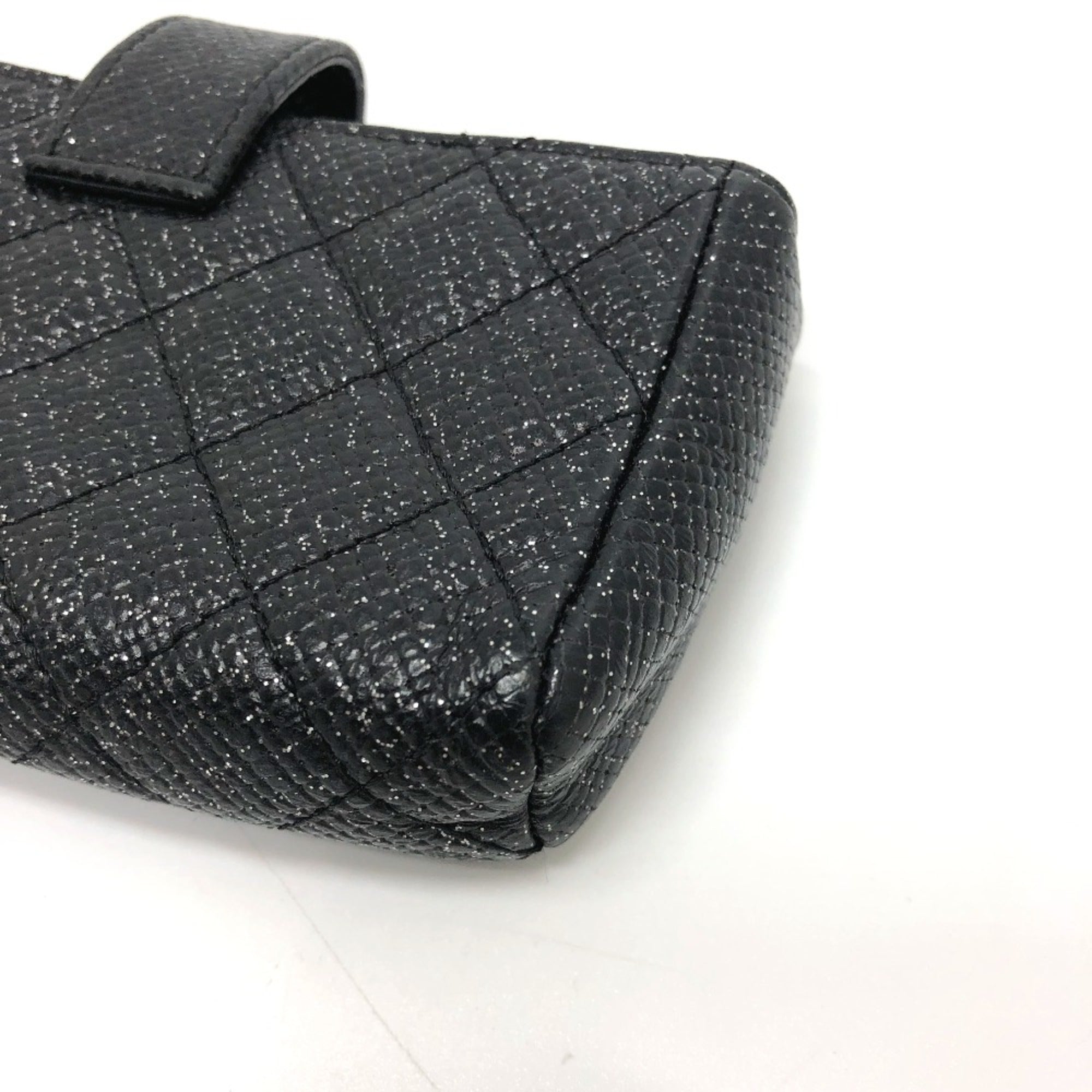 Chanel Black Leather Pouch