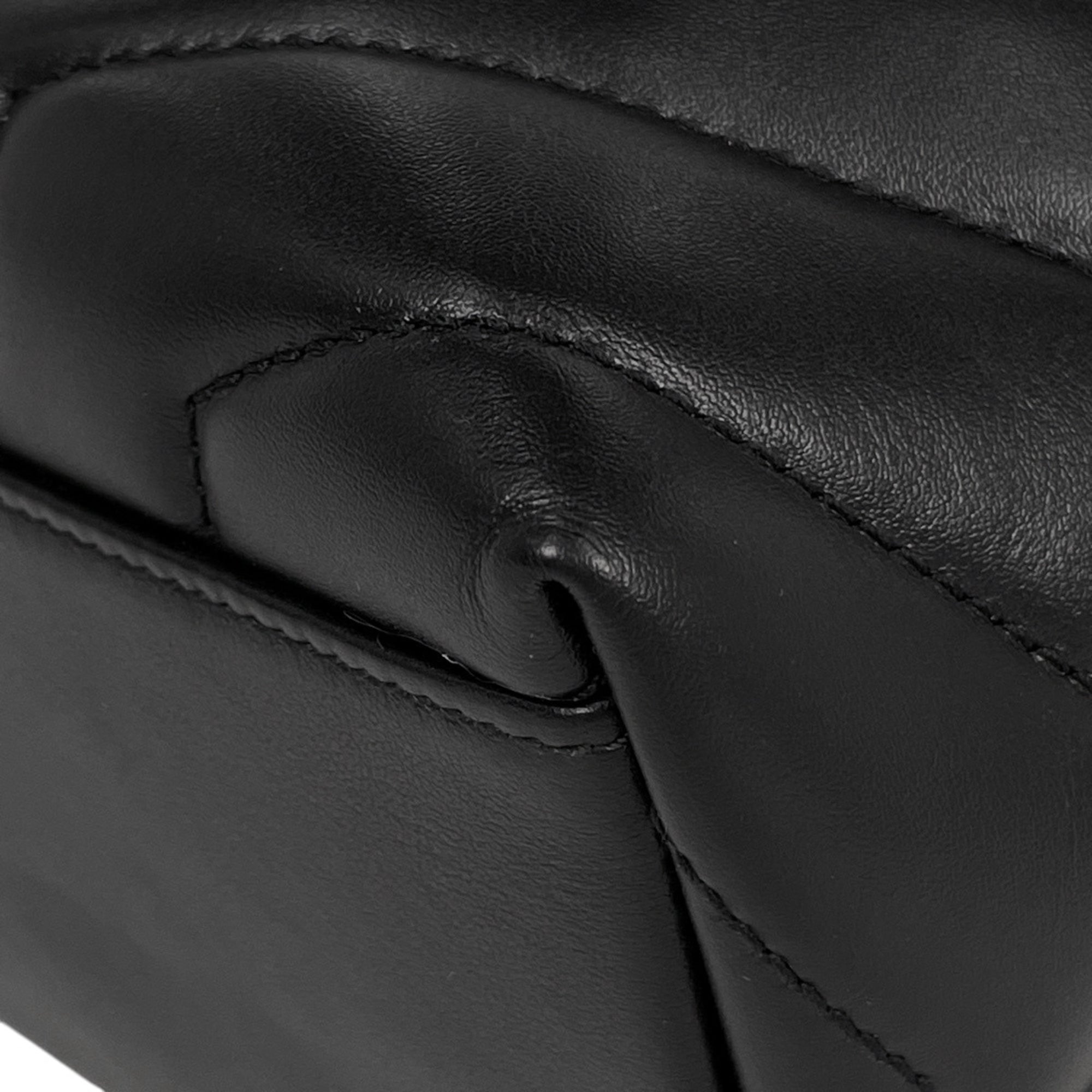 Saint Laurent Black Leather Shoulder Bag (Pre-Owned)