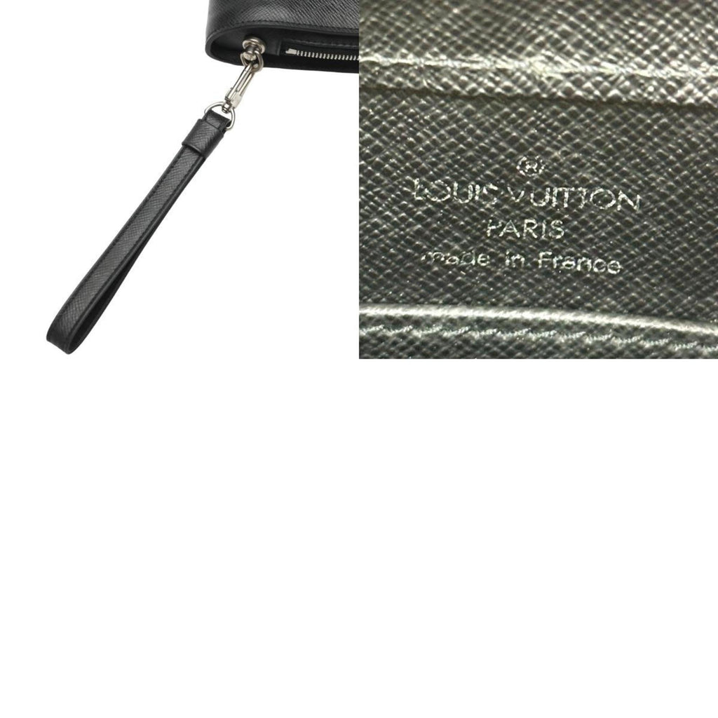 Louis Vuitton Taiga Ardoise Black Taiga Leather Handbag