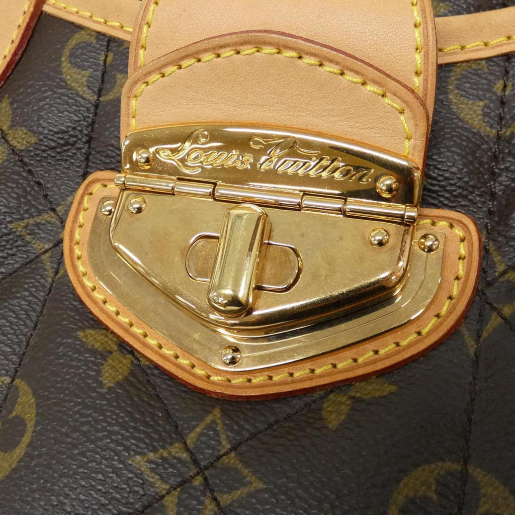 Louis Vuitton Marron Coated Canvas Handbag