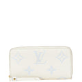 Louis Vuitton Blue White Leather Long Wallet