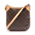 Louis Vuitton Monogram Brown Coated Canvas Leather Shoulder Bag