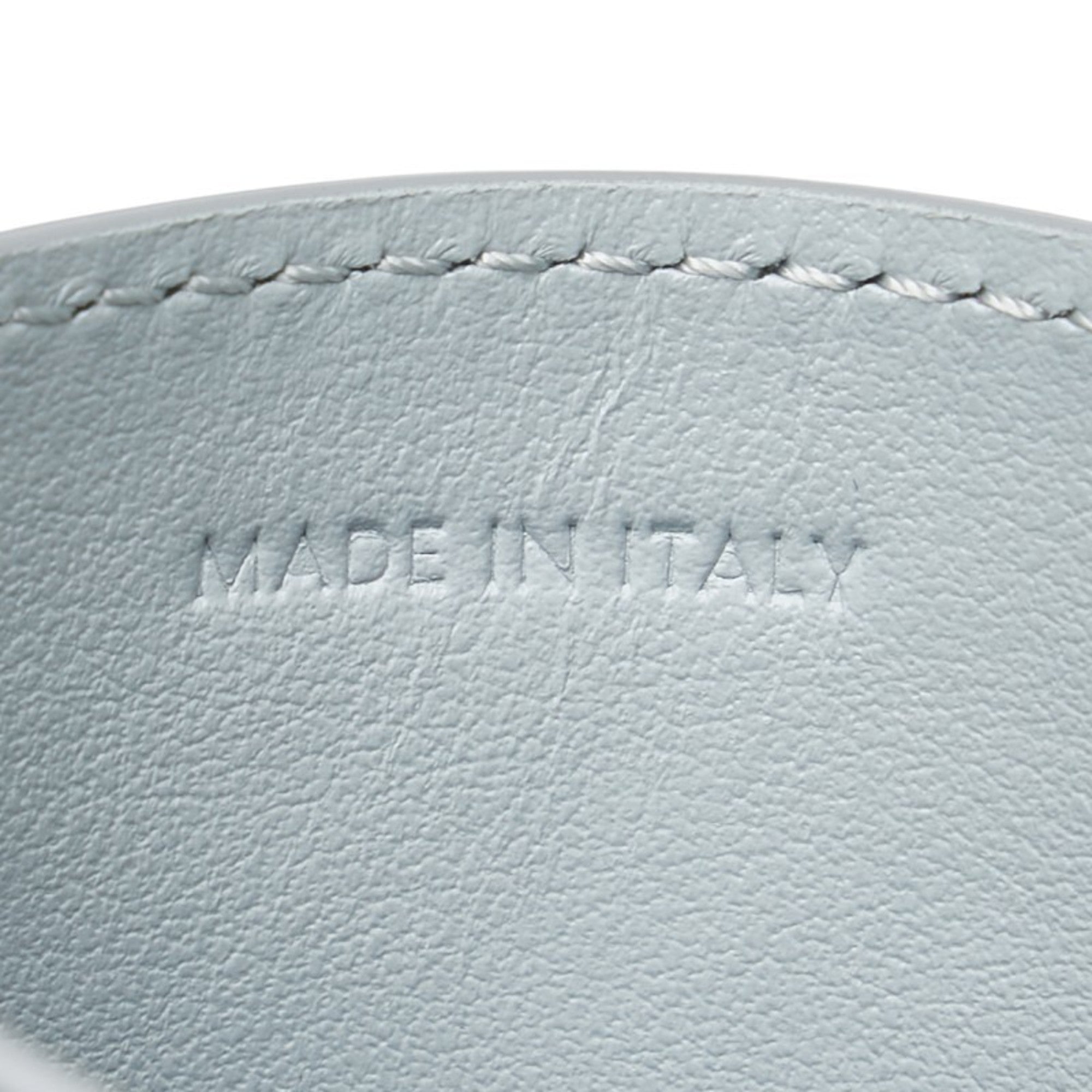Celine Gray Leather Coin Purse/Coin Case