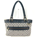 Louis Vuitton Navy Monogram Mini Canvas Leather Handbag Shoulder Bag Tote Bag