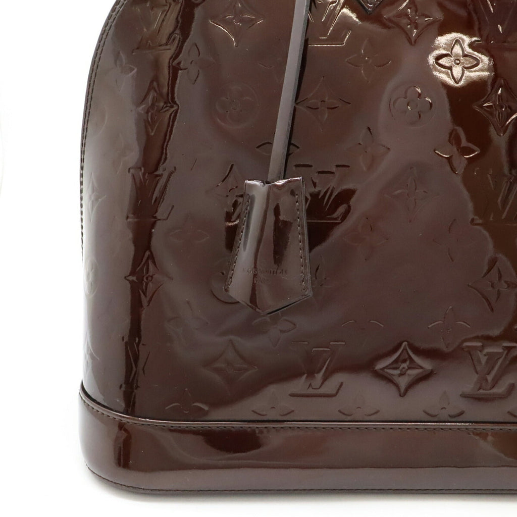 Louis Vuitton Amarante Patent Leather Handbag