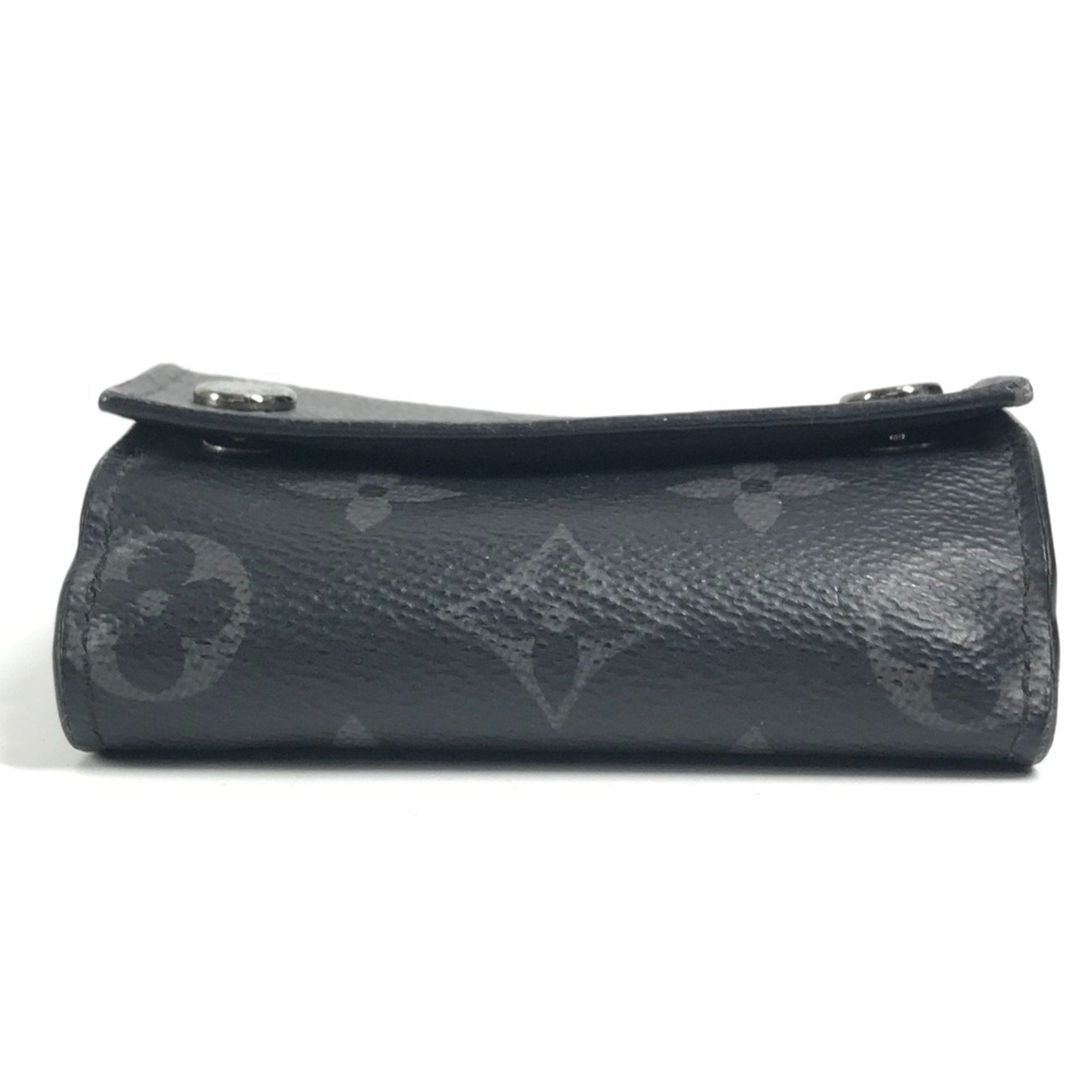 Louis Vuitton Black Gray Monogram Eclipse Canvas Wallet (Tri-Fold)