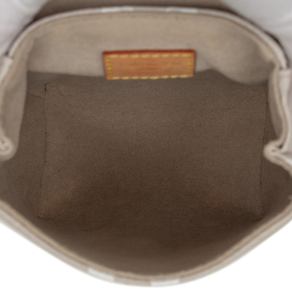 Louis Vuitton Gray Pink Pvc Leather Backpack