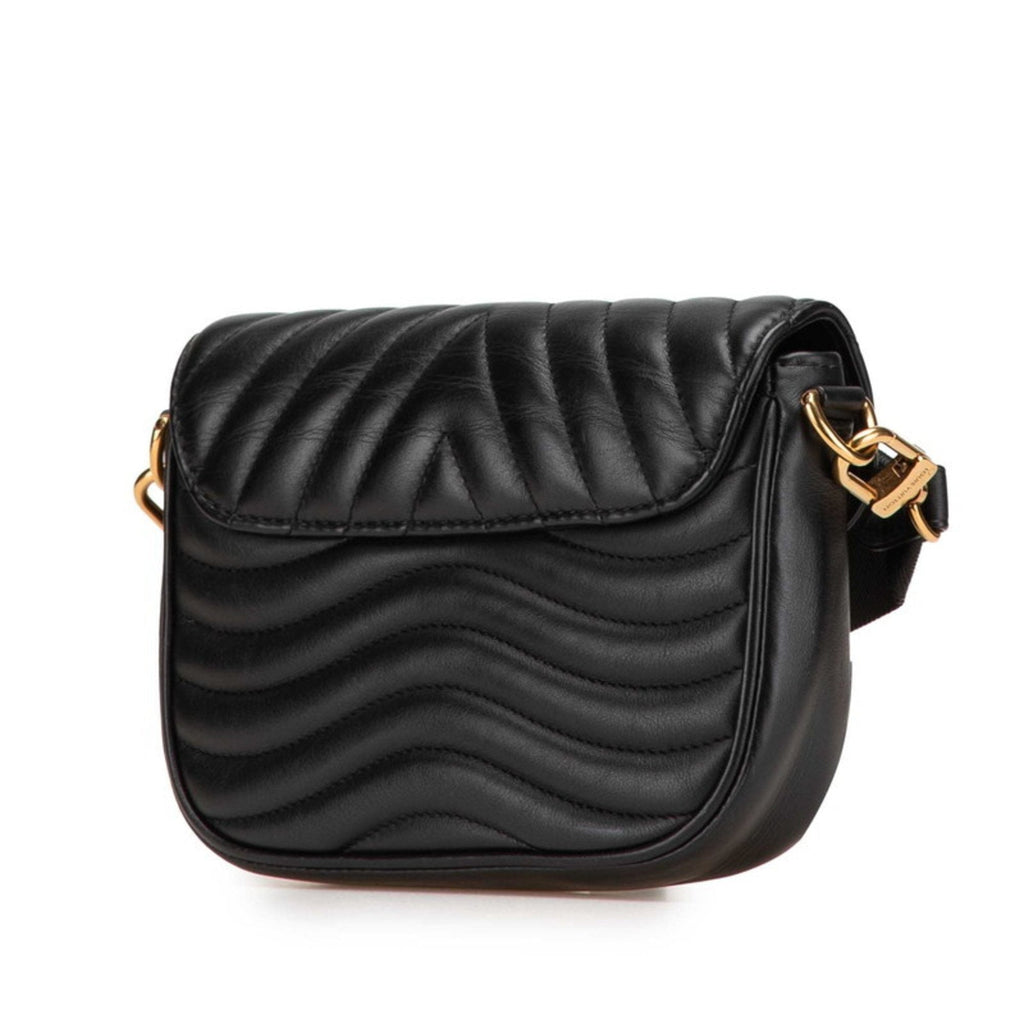 Louis Vuitton Black Noir Leather Pochette Shoulder Bag