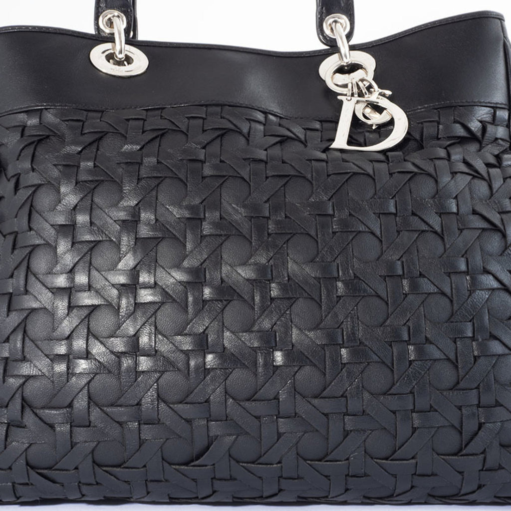 Christian Dior Black Leather Handbag (Pre-Owned)