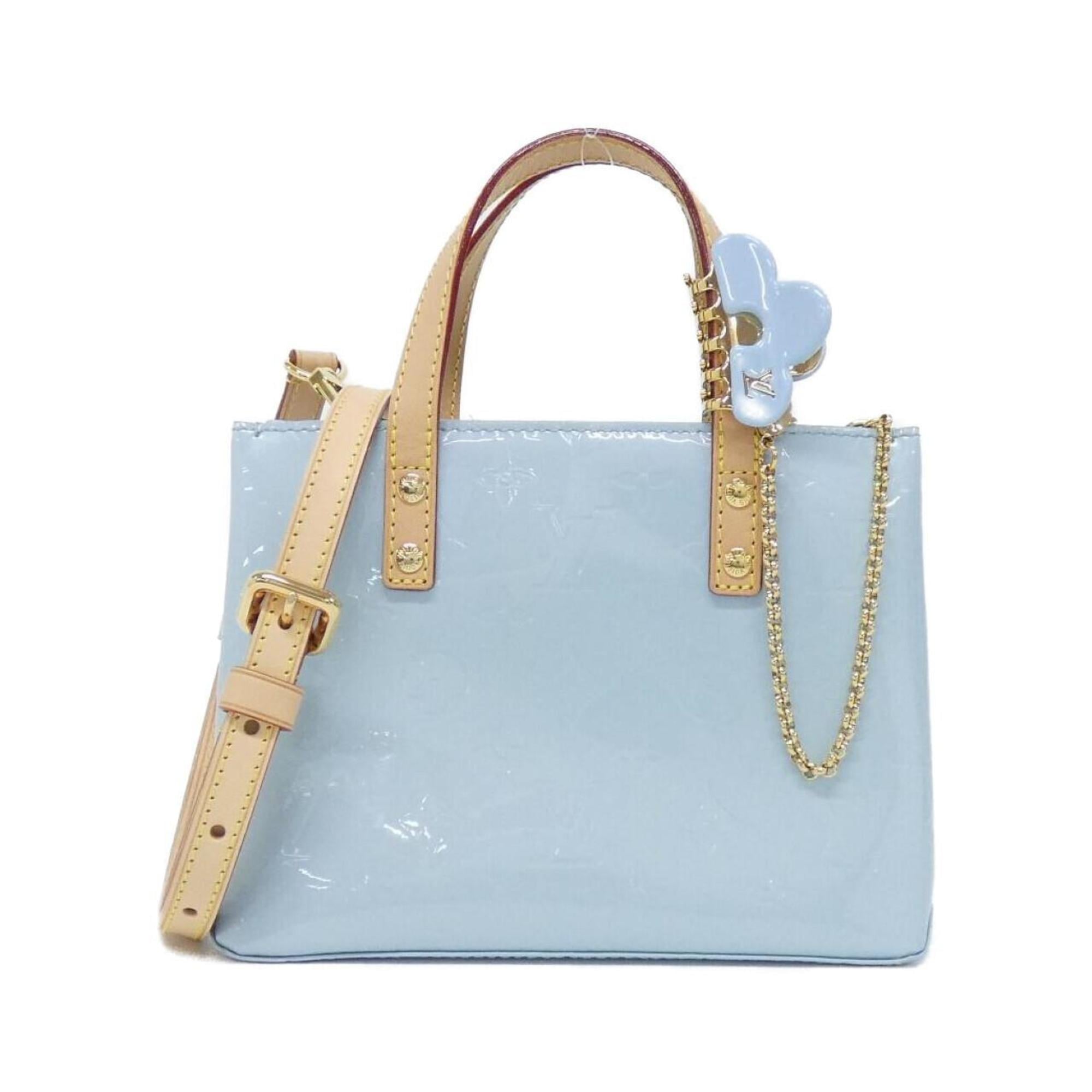 Louis Vuitton Vernis Blue Monogram Vernis Handbag