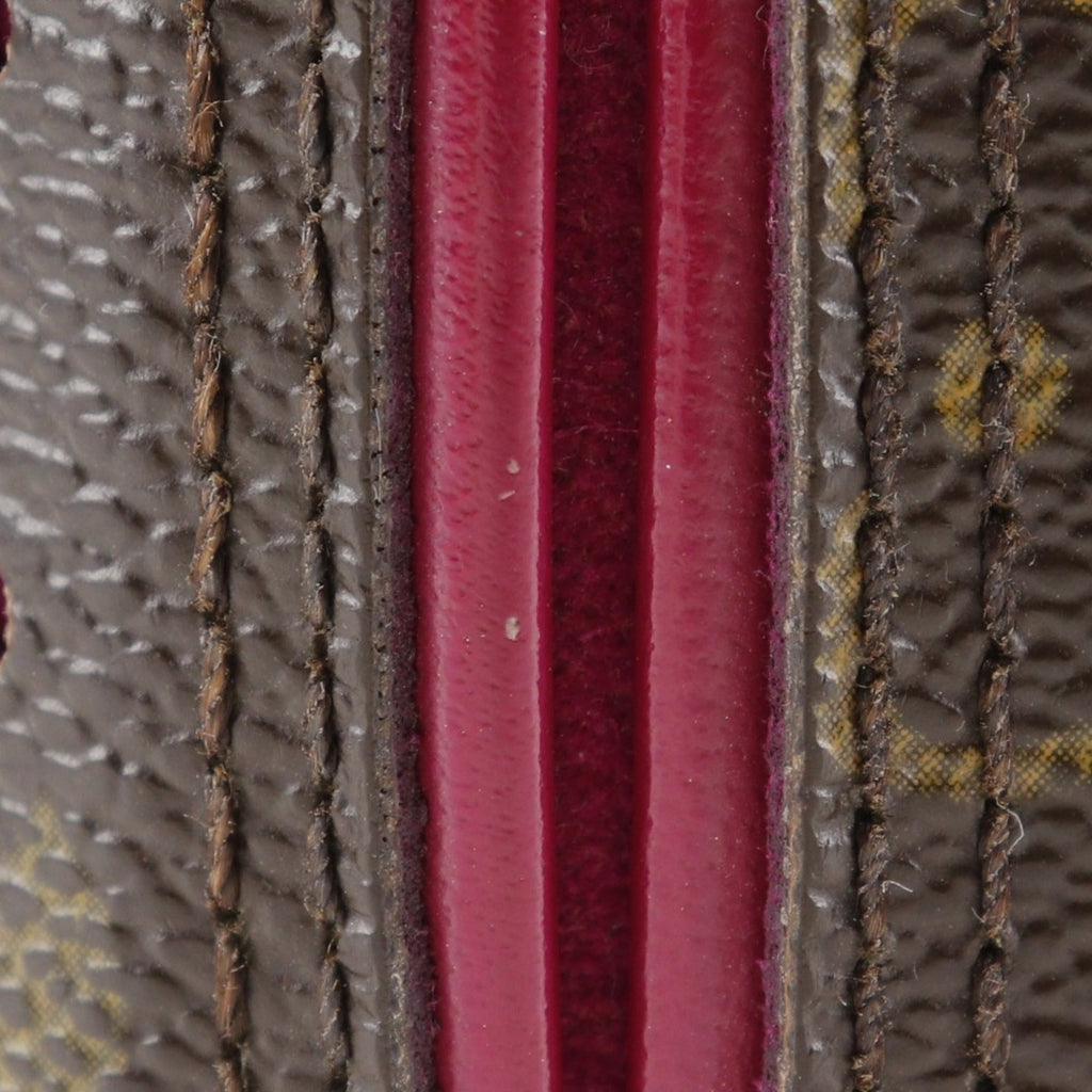 Louis Vuitton Brown Fuchsia Monogram Pink Monogram Wallet