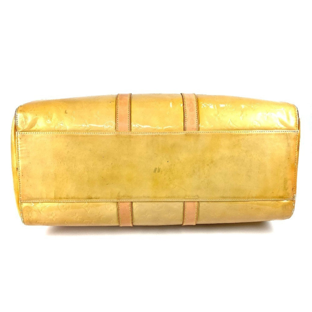 Louis Vuitton Beige Galle Monogram Vernis Boston Bag