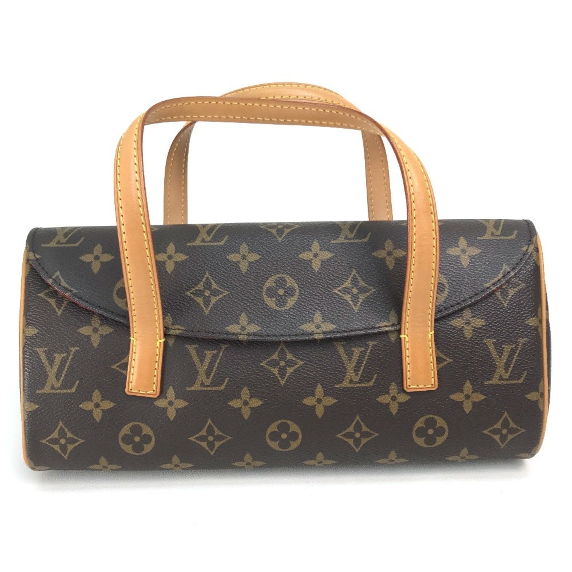 Louis Vuitton Monogram Brown Red Color Monogram Handbag