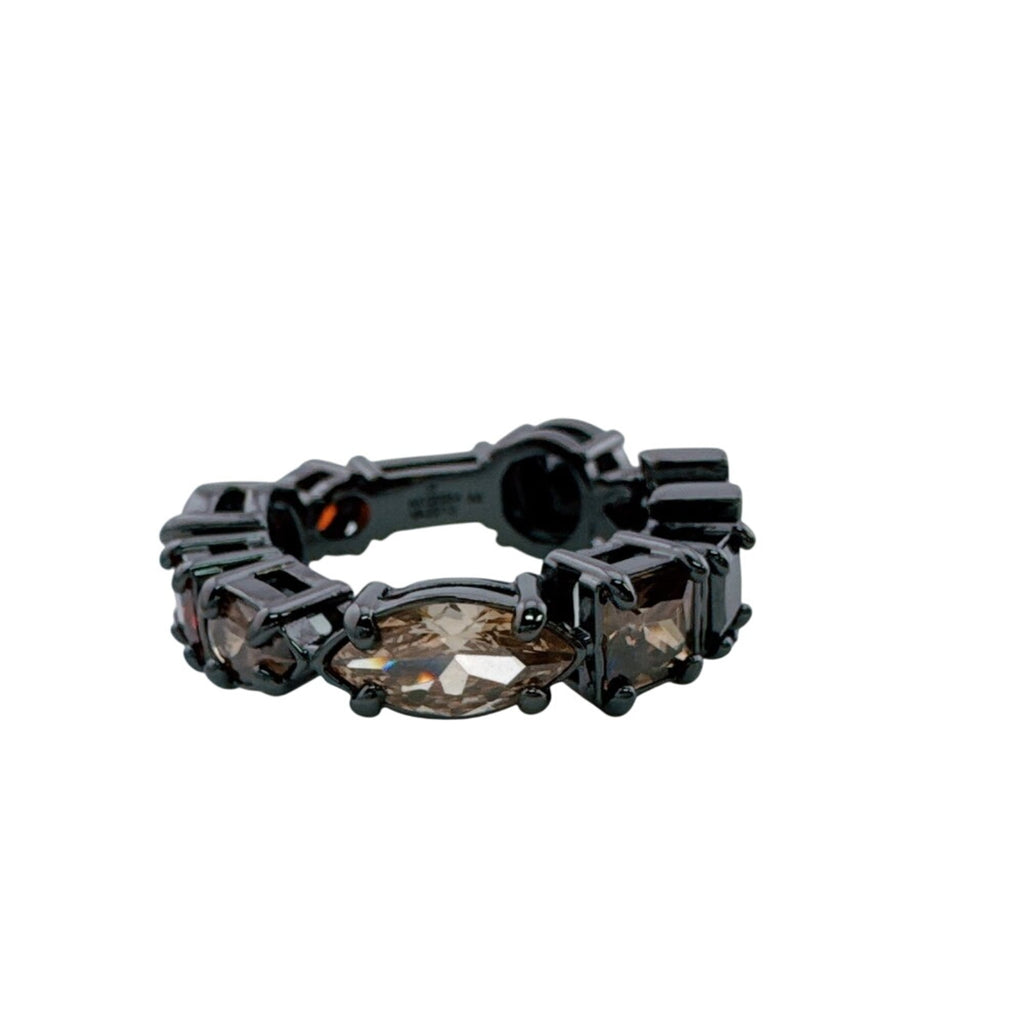 Louis Vuitton Black Metal Band Ring