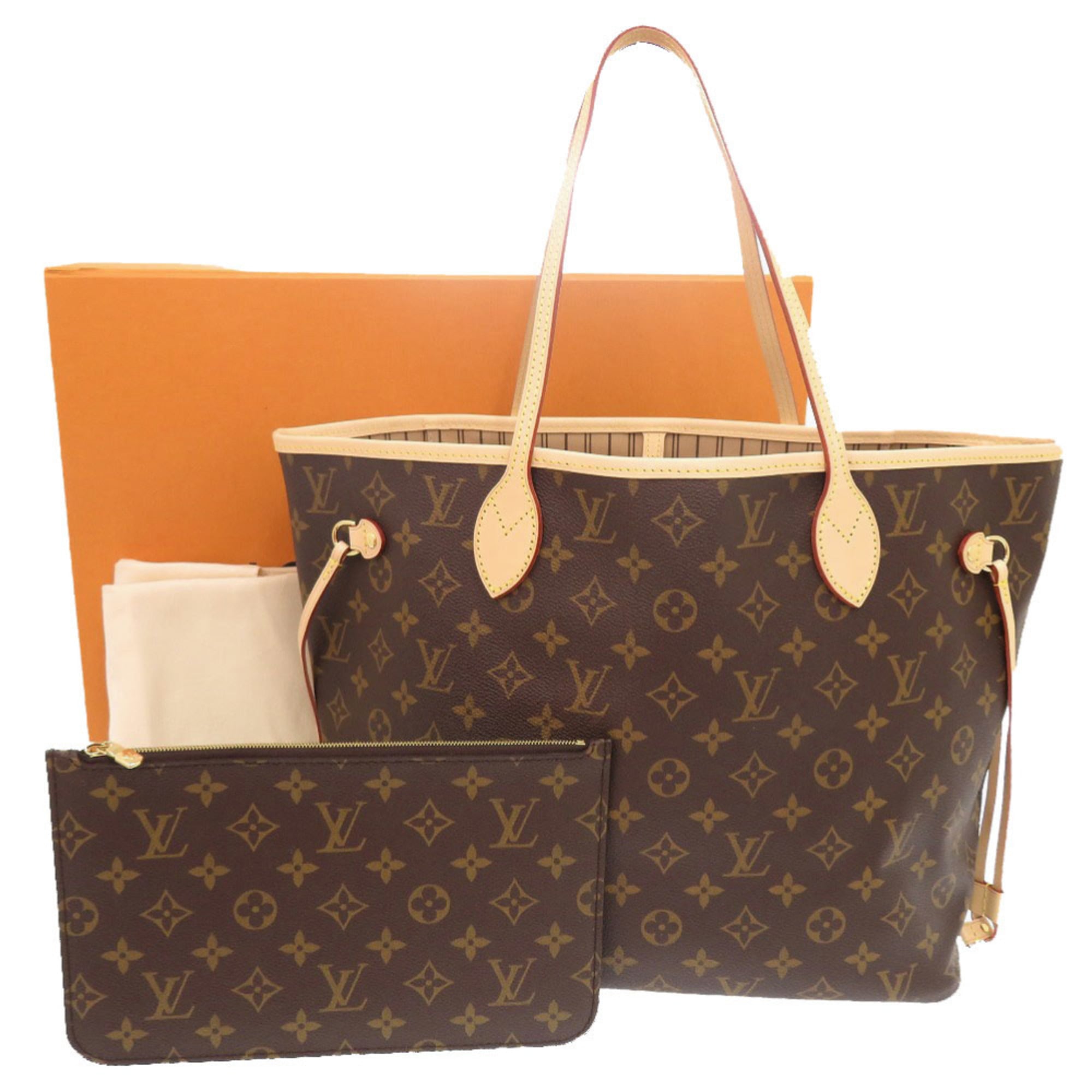 Louis Vuitton Brown Monogram Pouch Tote Bag