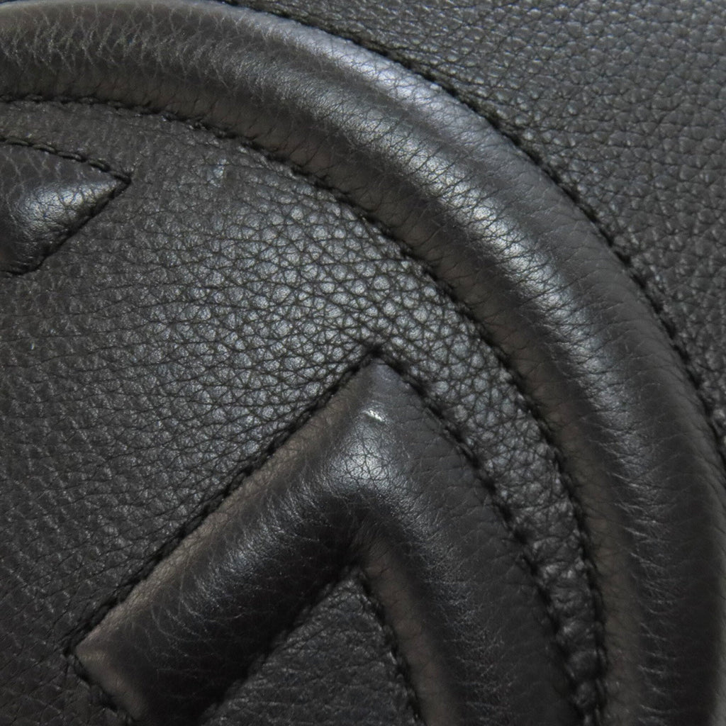 Gucci Black Leather Tote Bag (Pre-Owned)