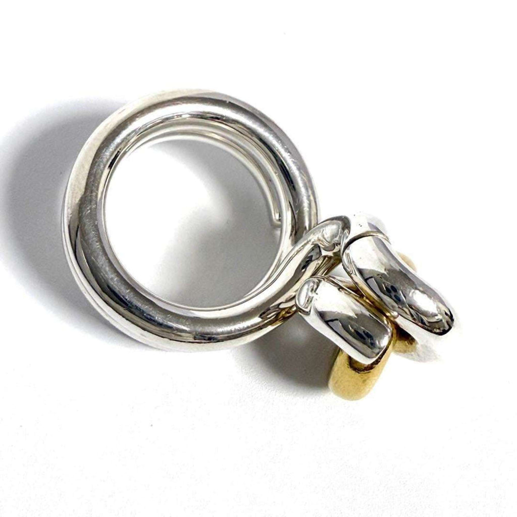Bottega Veneta Silver 925 Band Ring