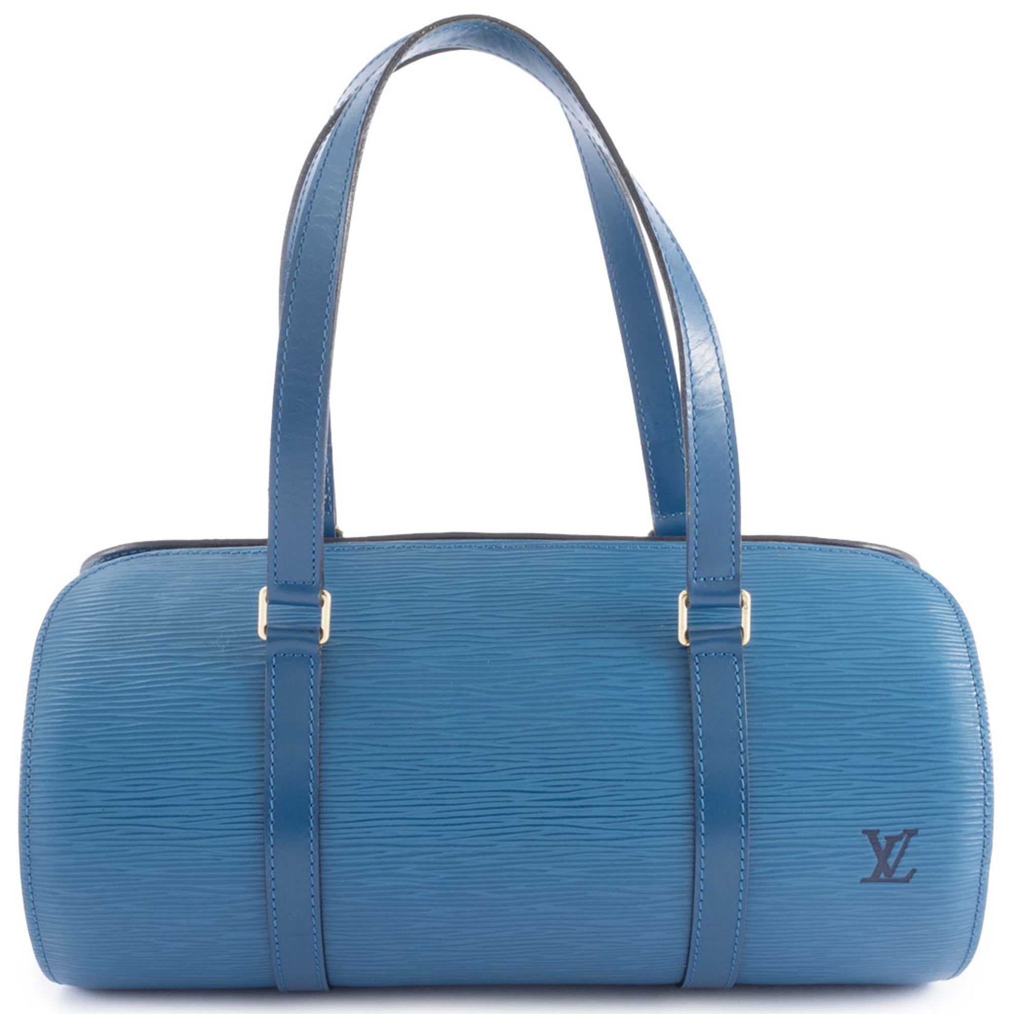 Louis Vuitton Epi Toledo Blue Epi Leather Handbag